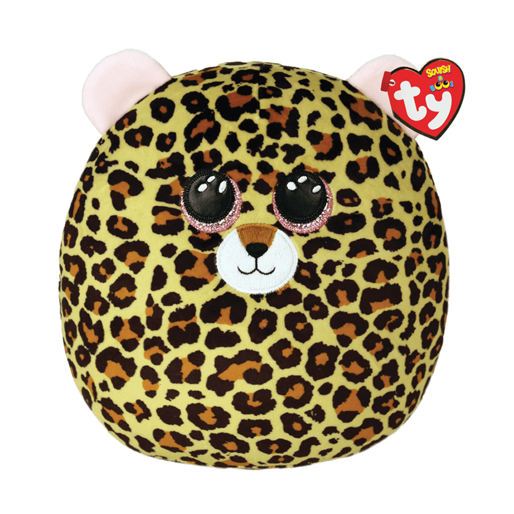 М'яка іграшка TY Squish-a-Boos Леопард Livvie, 40 см (39221) - фото 1