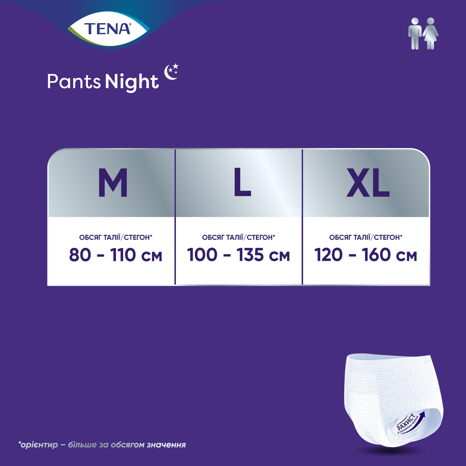 Трусы-подгузники для взрослых Tena Pants Plus Night Extra Large 10 шт. - фото 9