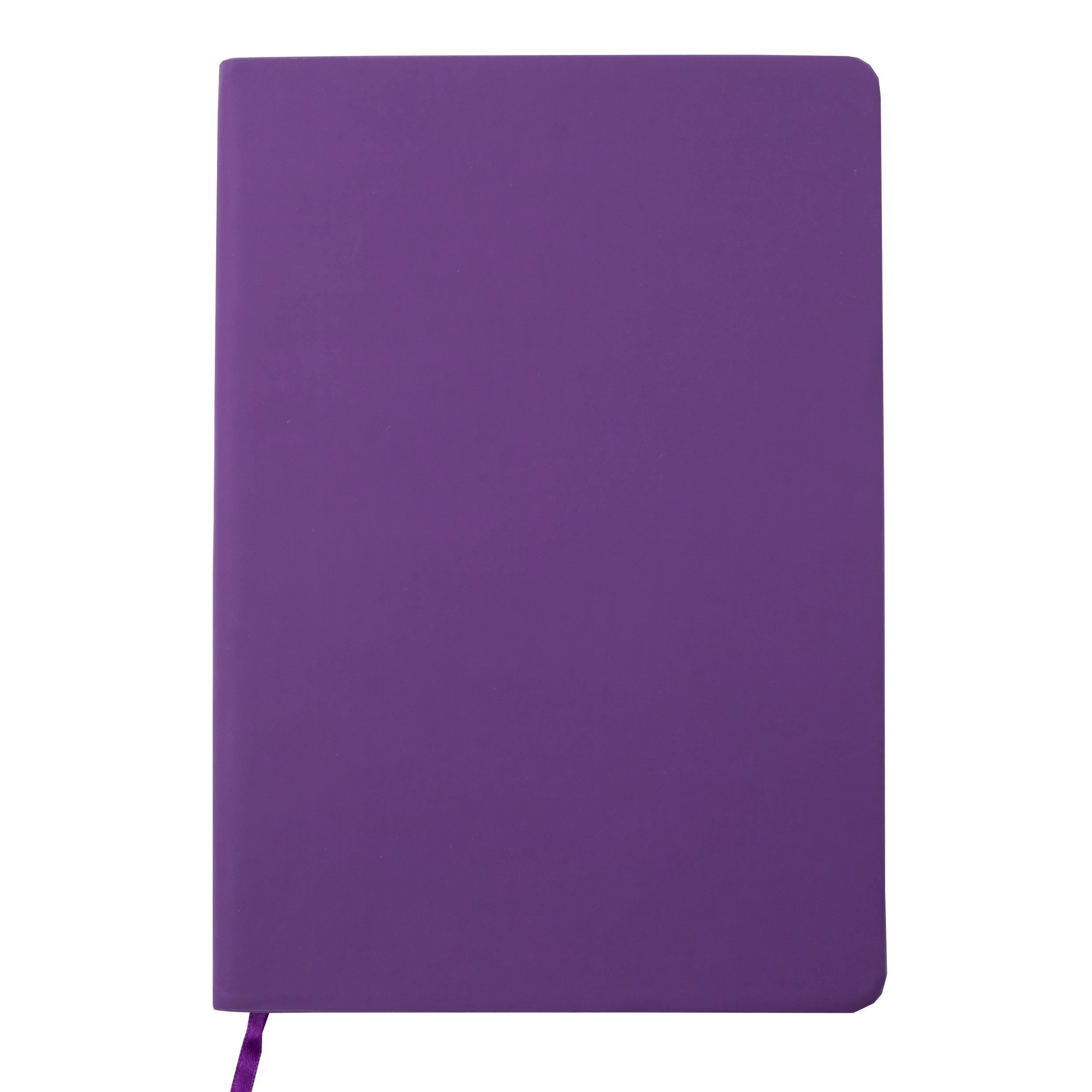 Блокнот деловой Buromax Logo2U Touch Me А5 96 л. в клеточку обложка из искусственной кожи фиолетовый (BM.295102-07) - фото 1