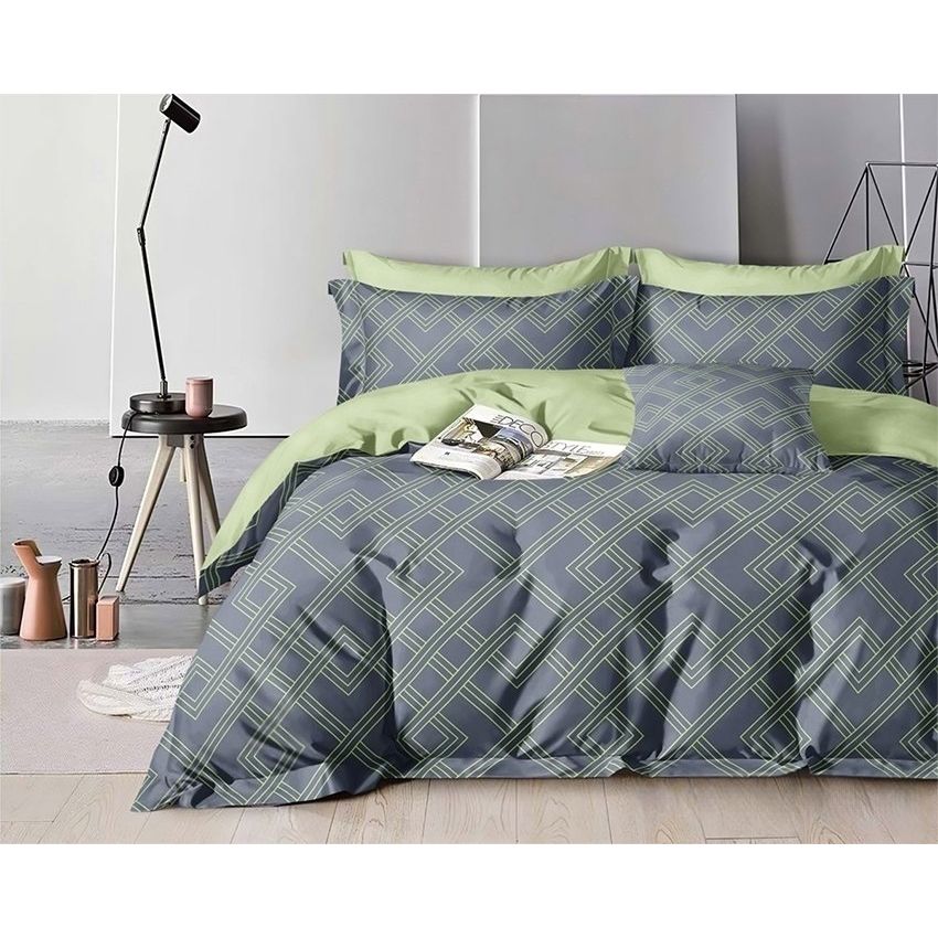 Комплект постельного белья TAG Tekstil с компаньоном Евро 000267509 (S549) - фото 1