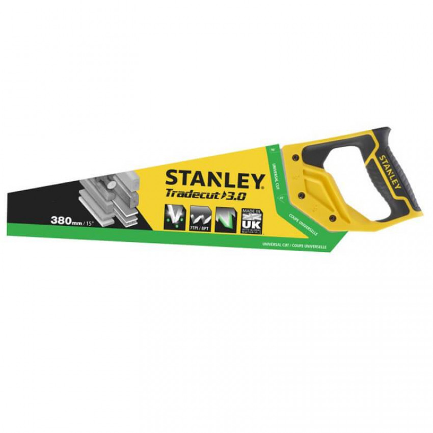 Ножівка по дереву Stanley Tradecut 7TPI 380 мм (STHT20348-1) - фото 2