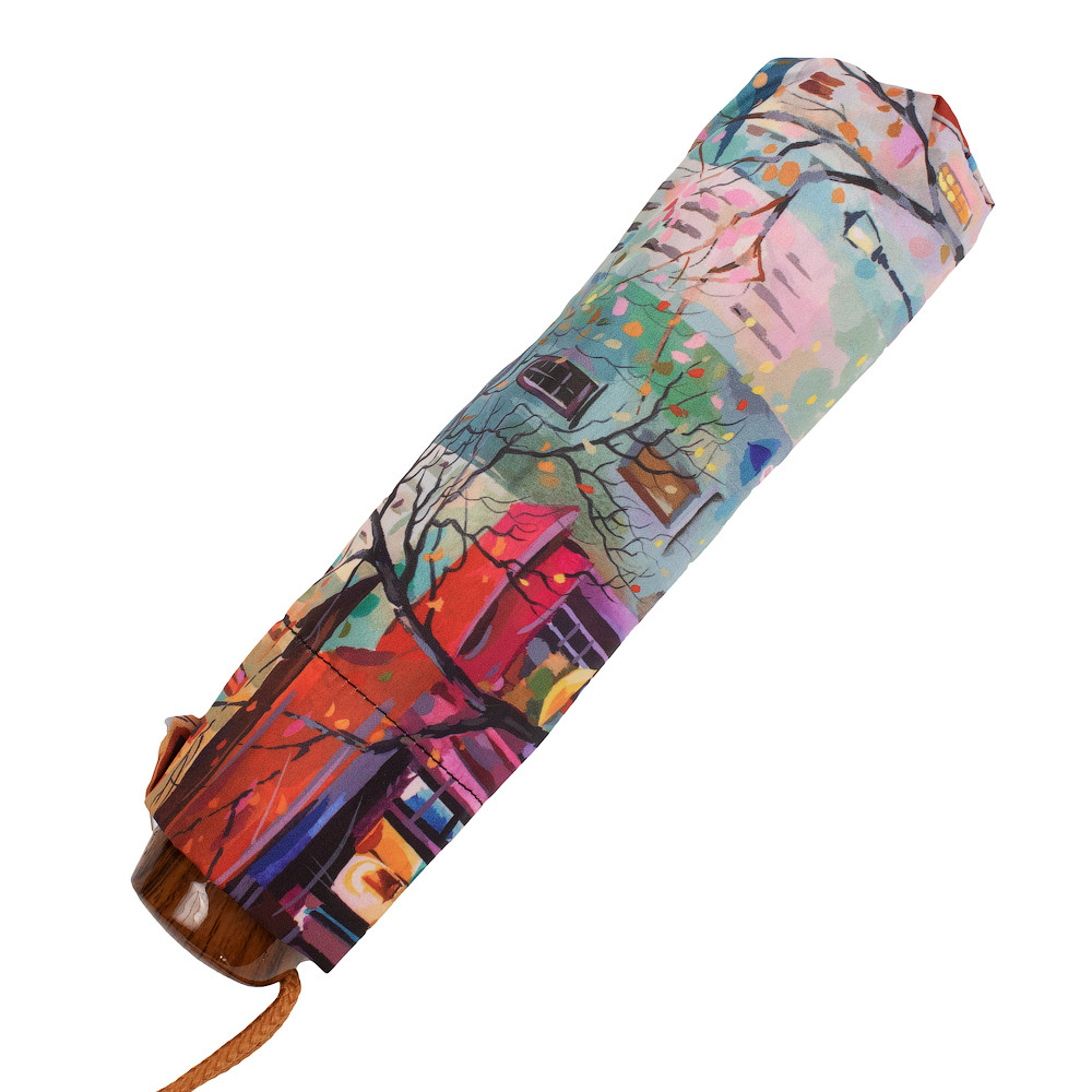 Жіноча складана парасолька механічна Zest 96 см різнобарвна - фото 5