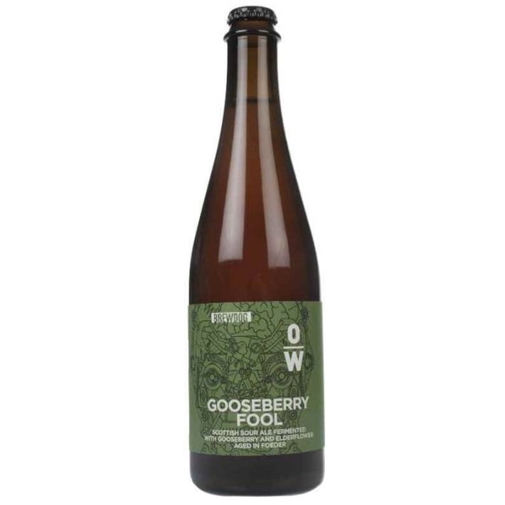 Пиво BrewDog Gooseberry Fool, светлое, нефильтрованное, 6,3%, 0,5 л - фото 1