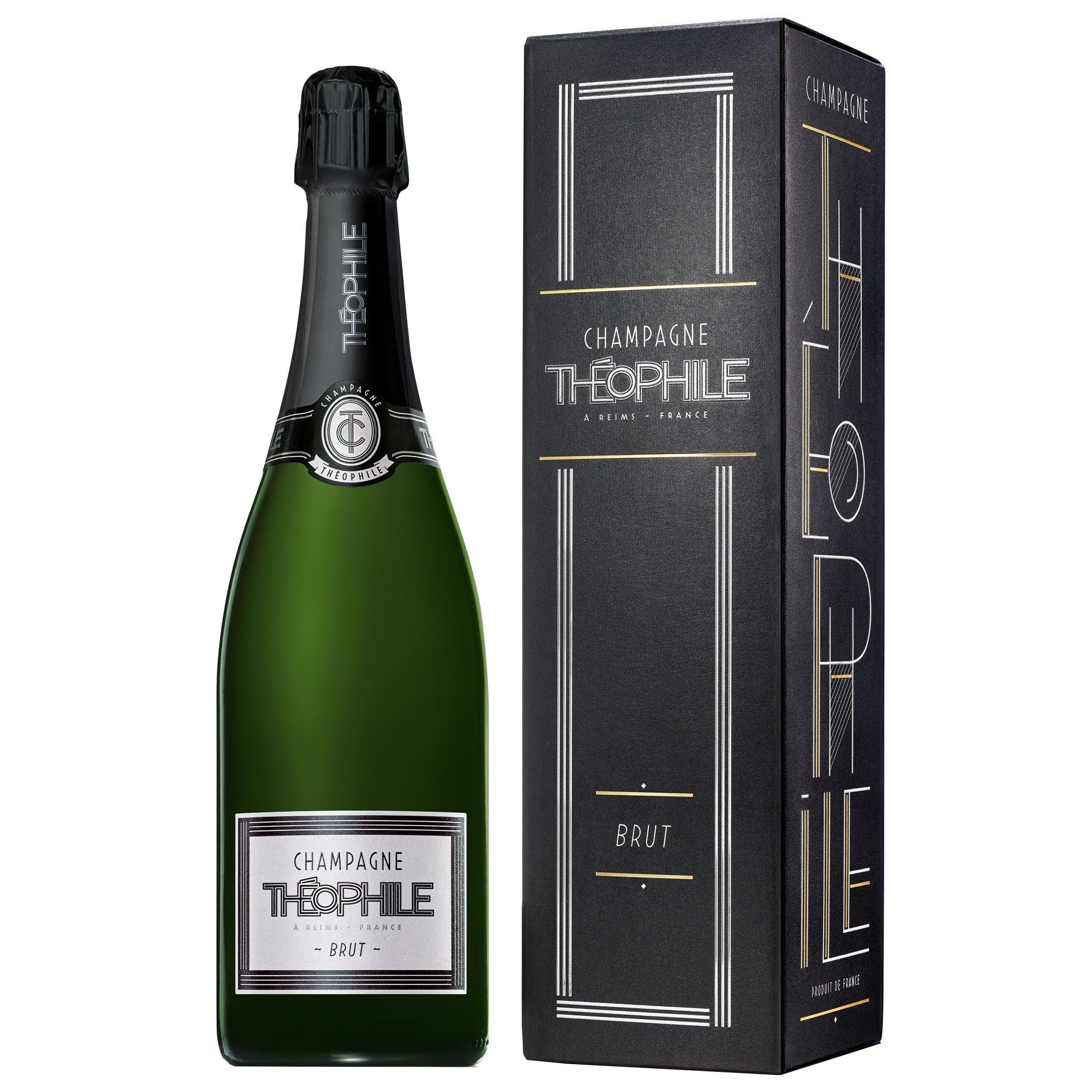 Шампанське Theophile Champagne Brut, біле, брют, 12%, 0,75 л (1003520) - фото 1