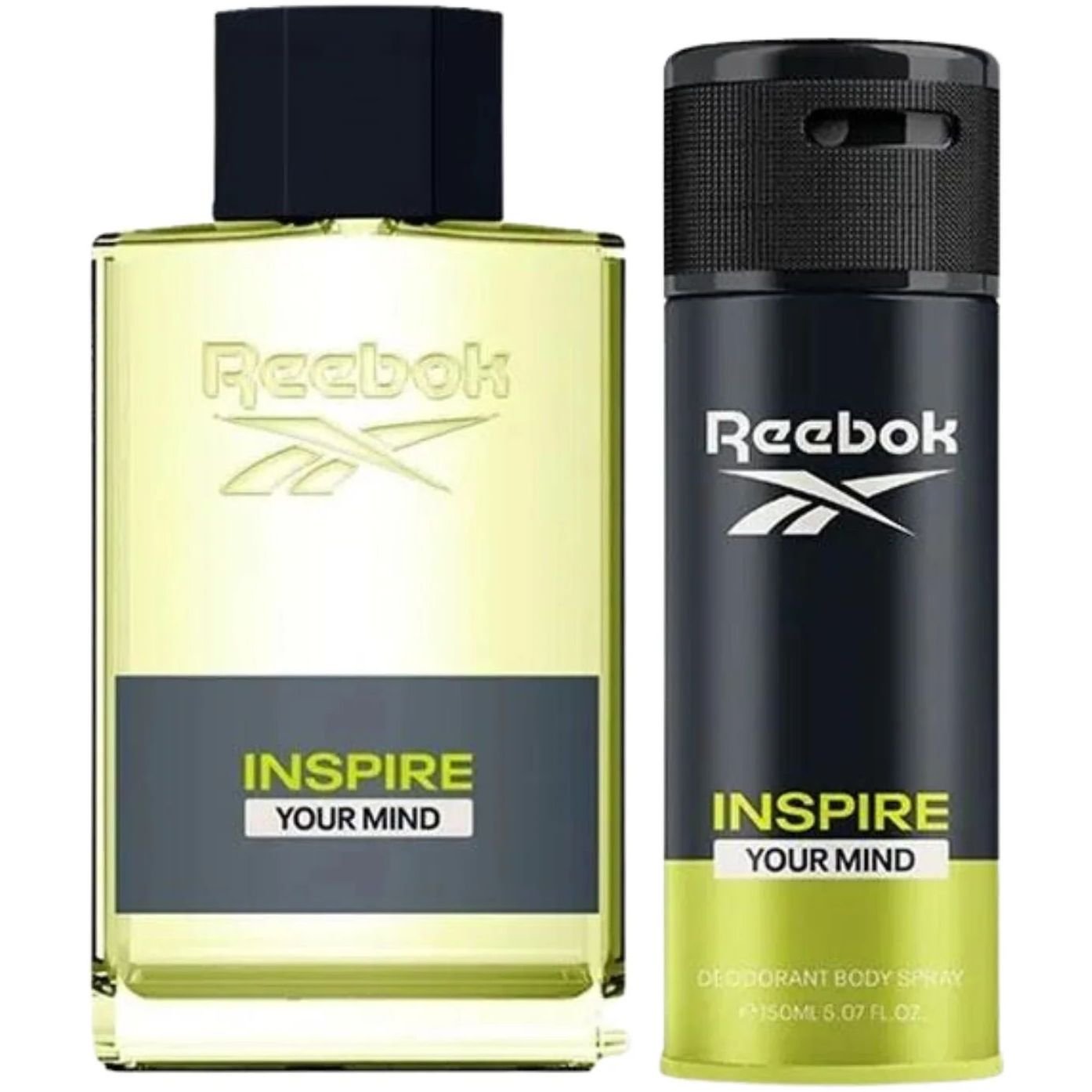 Подарунковий набір для чоловіків Reebok Inspire your mind: Туалетна вода 100 мл + Дезодорант 150 мл - фото 2