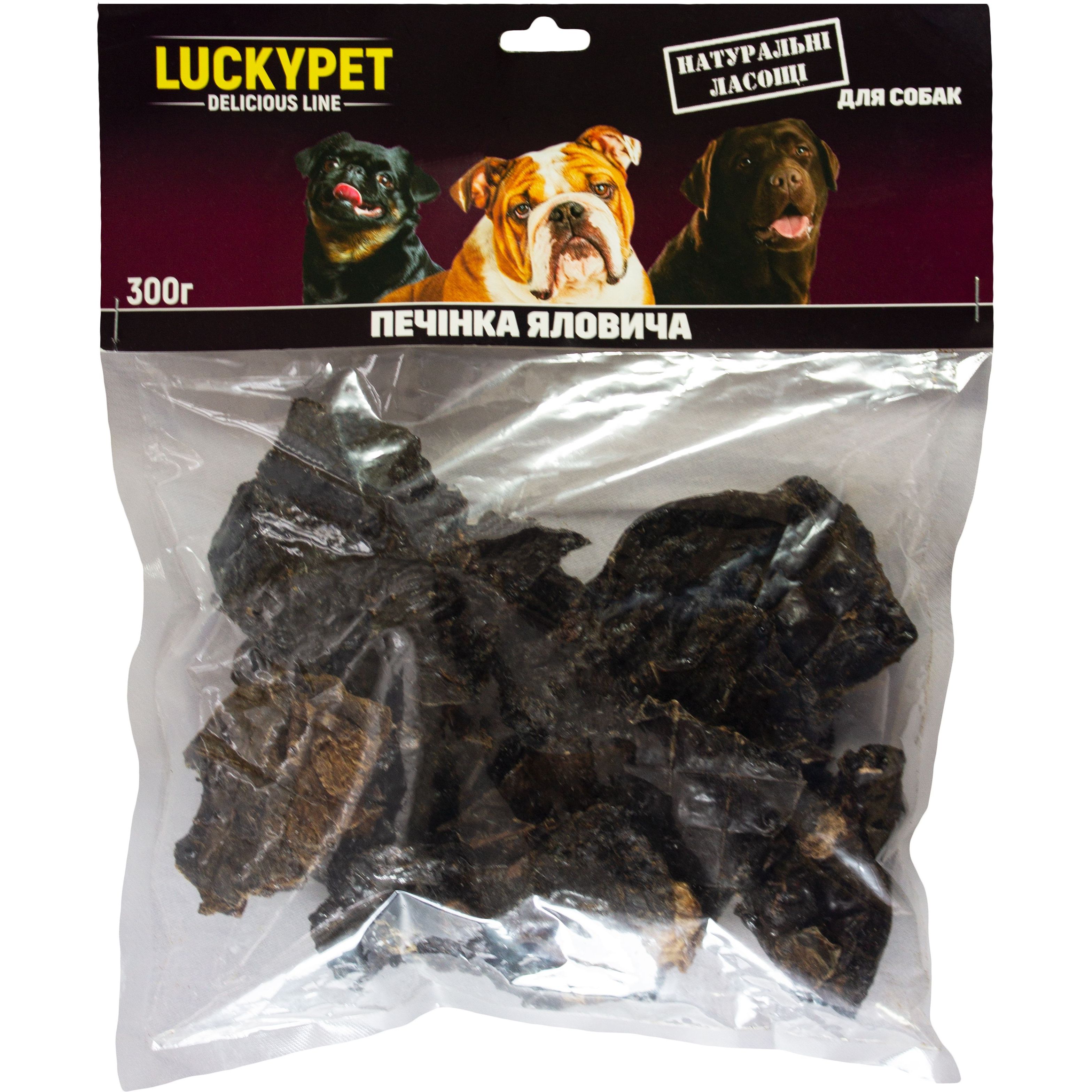 Ласощі для собак Lucky Pet Печінка 300 г - фото 1