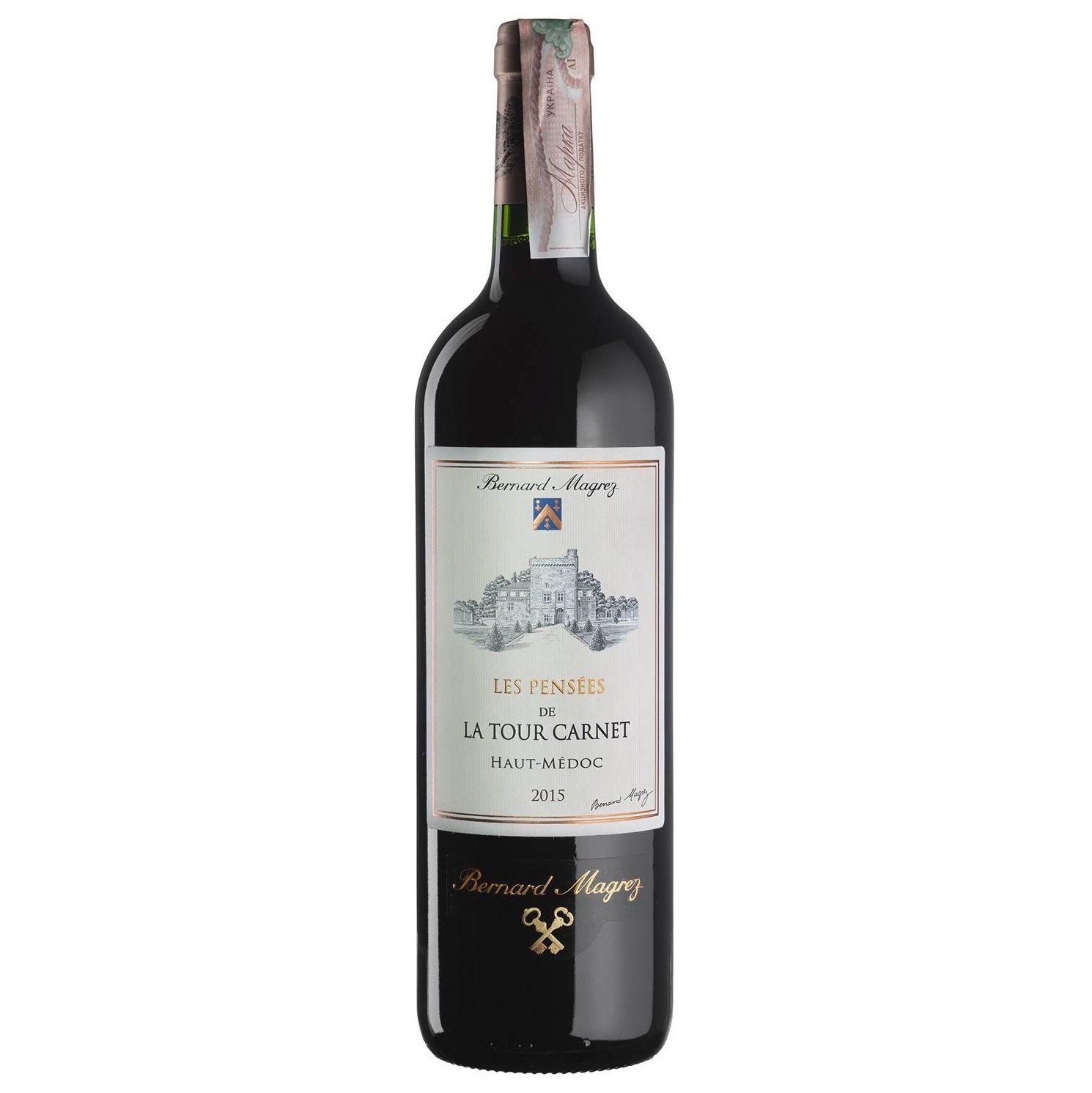 Вино Les Penses De La Tour Carnet 2015, красное, сухое, 0,75 л (34850) - фото 1