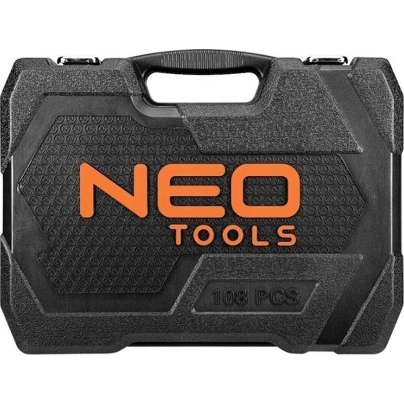 Набор торцевых головок Neo Tools 1/2", 1/4", CrV 108 шт. (10-212) - фото 6