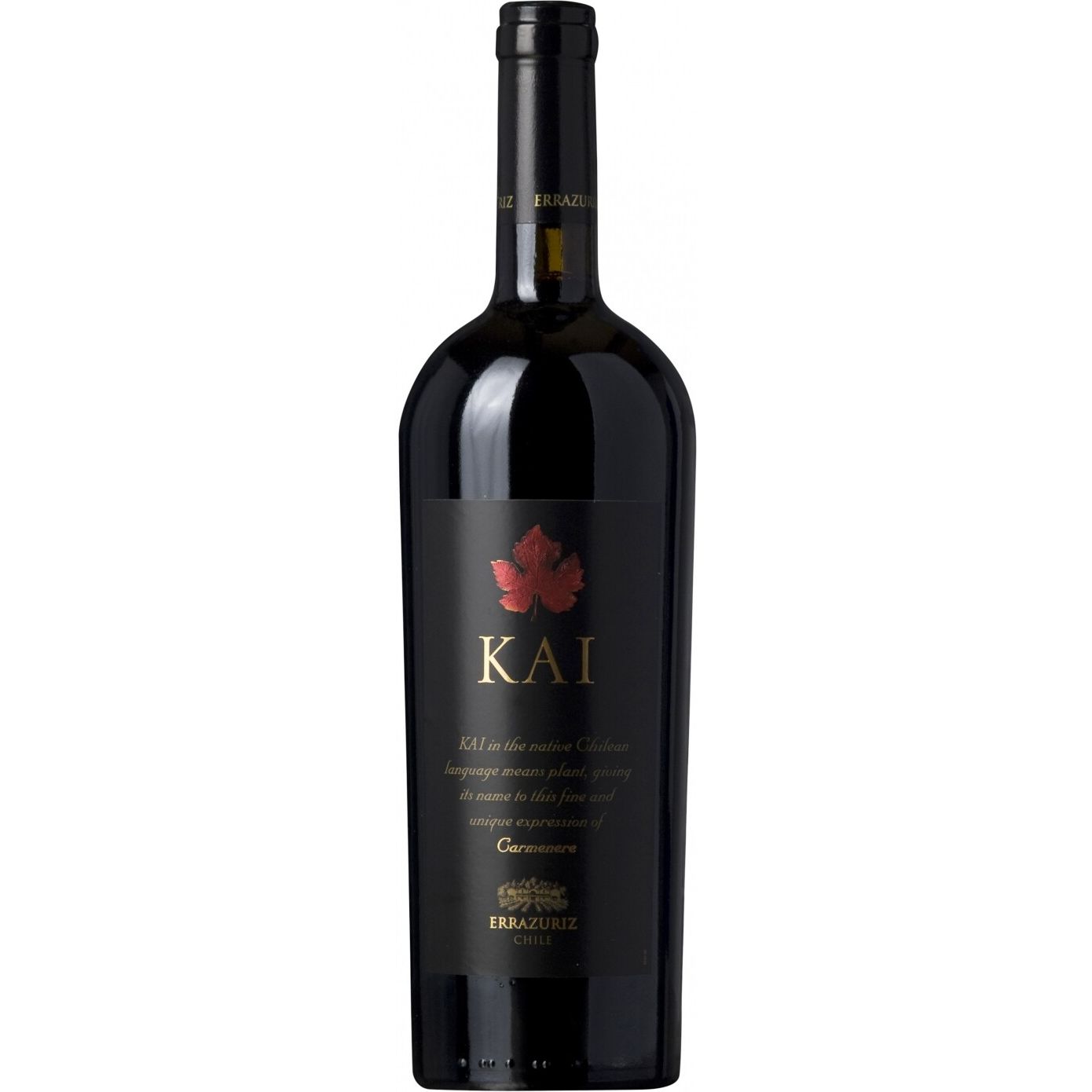 Вино Errazuriz Kai Carmenere, красное, сухое, 0,75 л - фото 1