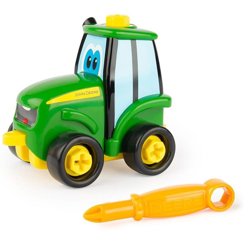 Конструктор John Deere Kids Збери трактор із викруткою (47208) - фото 1