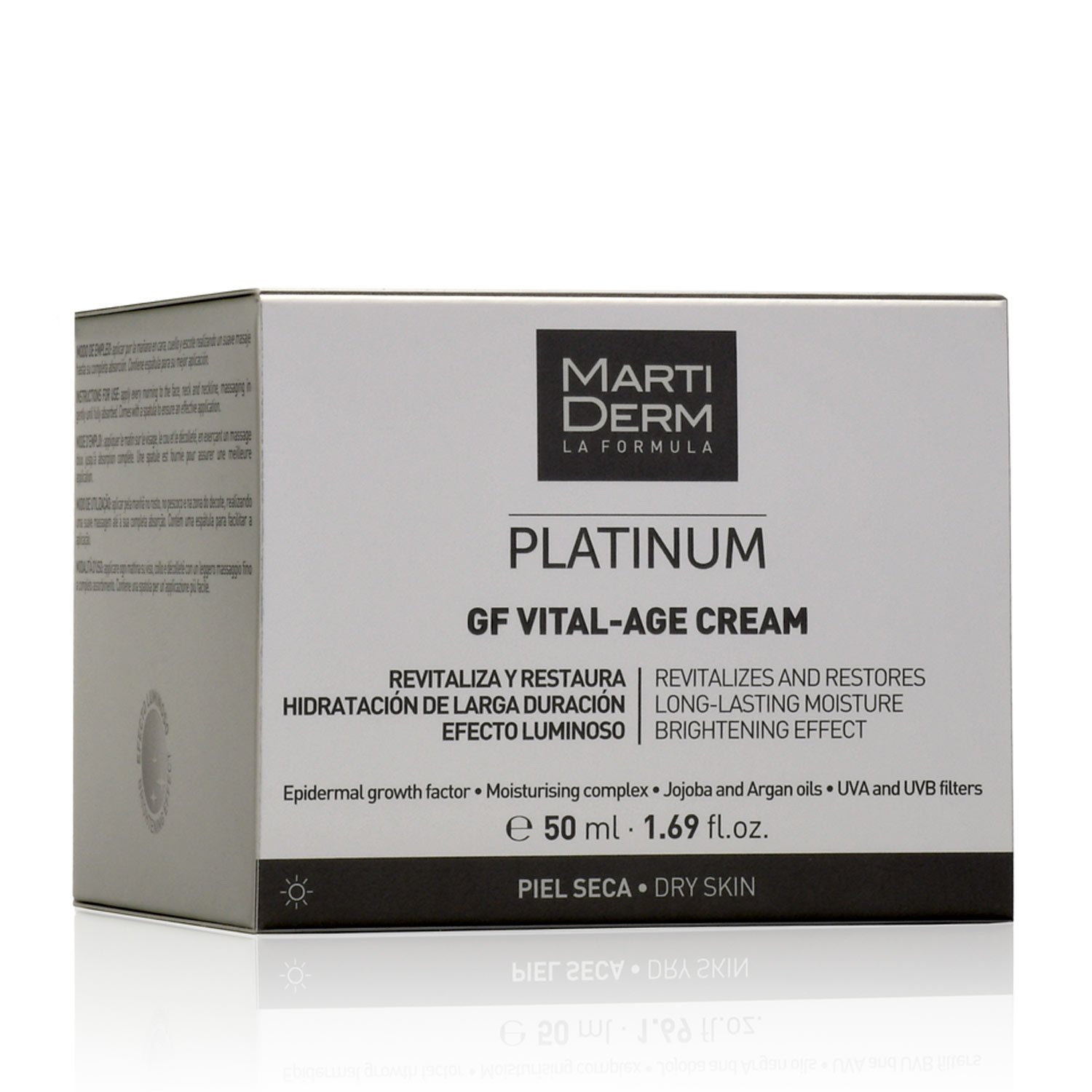 Крем для обличчя MartiDerm Platinum GF Вітал-Ейдж для сухої шкіри, 50 мл - фото 2