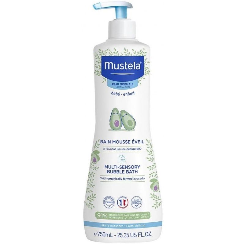 Піна для ванни Mustela Multi-Sensory Bubble Bath 750 мл - фото 1