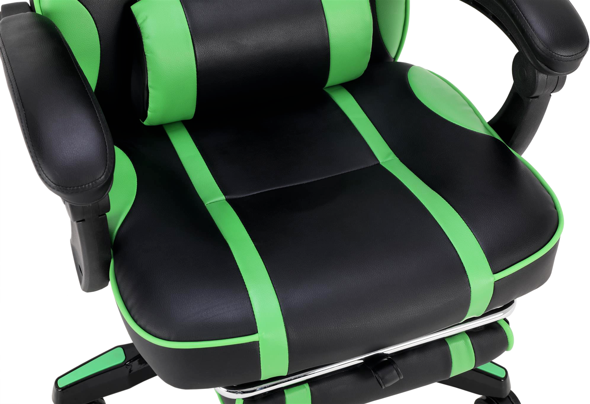 Геймерское кресло GT Racer черное с зеленым (X-2749-1 Black/Green) - фото 9