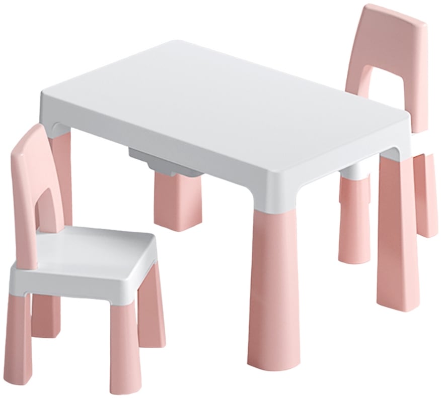 Дитячий функціональний столик і два стільчики Poppet Моно Пінк, рожевий (PP-005WP-2) - фото 4