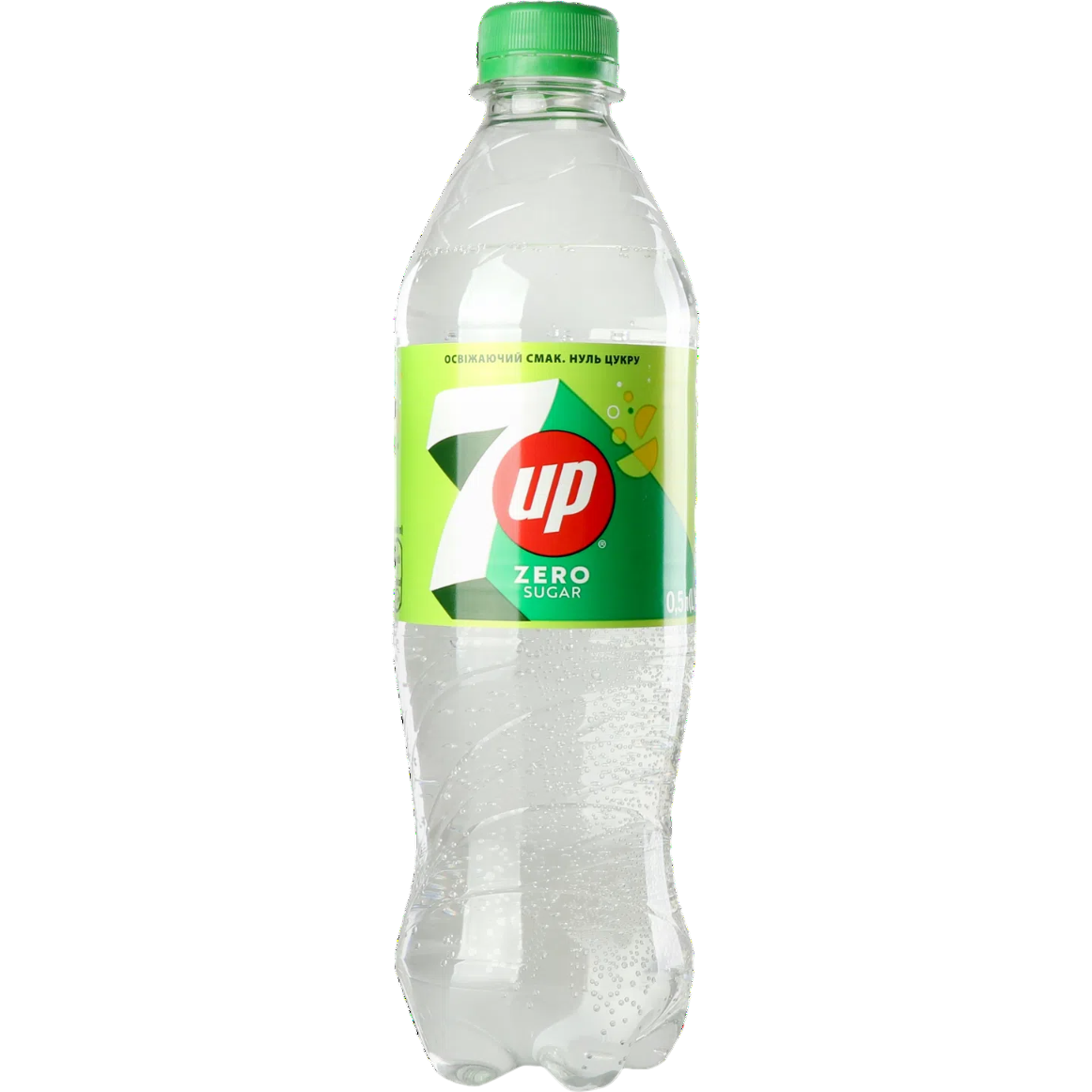 Напій безалкогольний 7up Zero Sugar сильногазований 0.5 л (933300) - фото 1