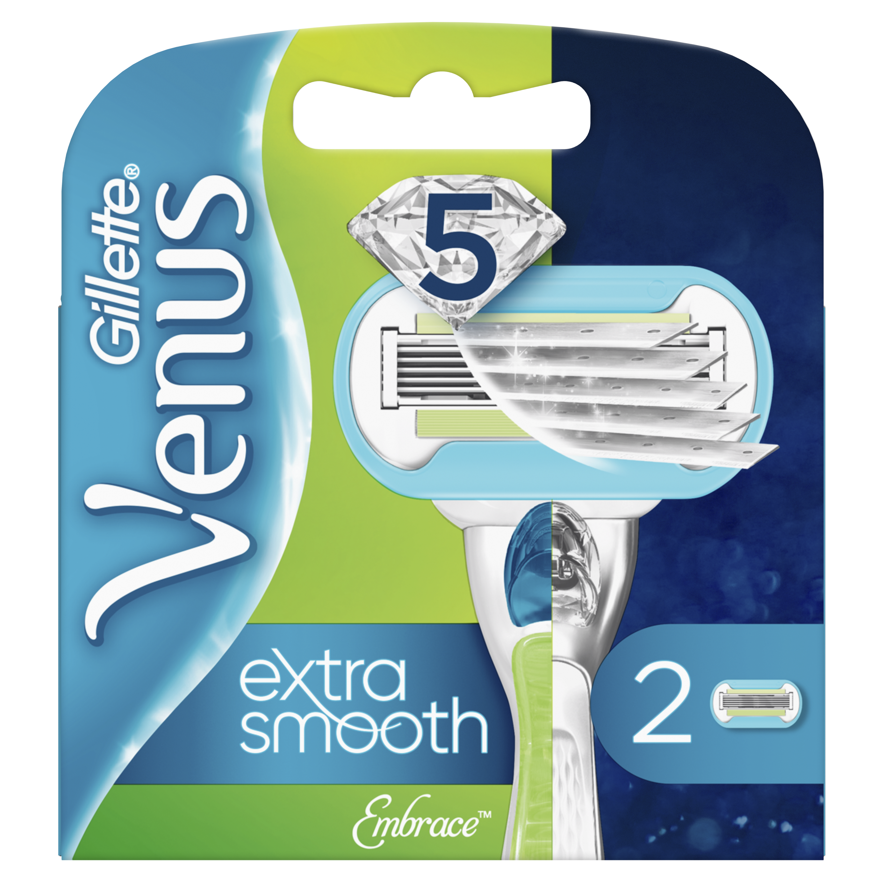 Змінні картриджі для гоління Gillette Venus Embrace, 2 шт. - фото 2