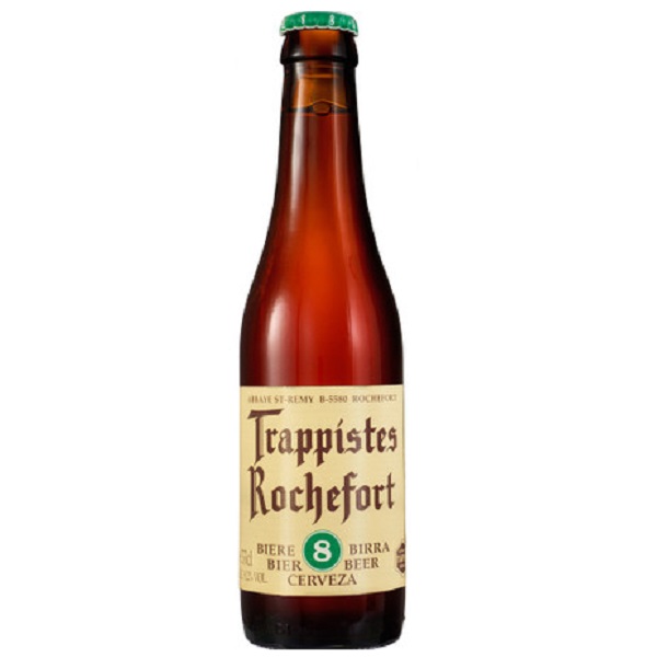 Пиво Trappistes Rochefort 8 темное солодовое нефильтрованное, 9,2%, 0,33 л (545763) - фото 1