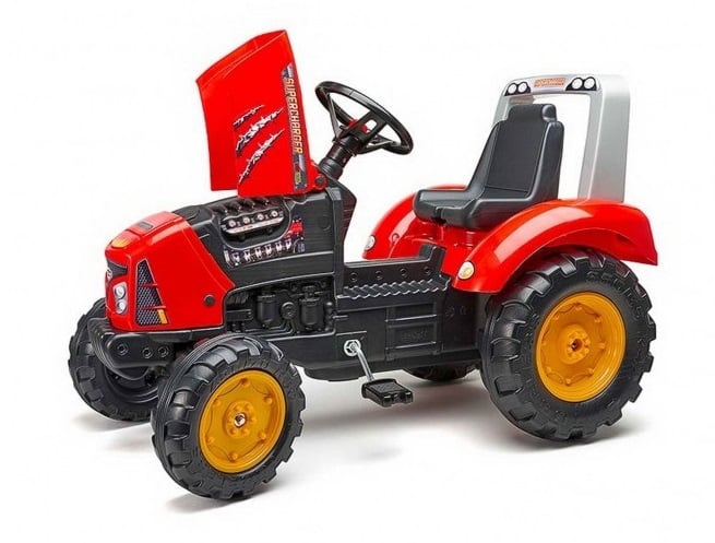 Дитячий трактор на педалях з причепом Falk 2020AB, червоний (2020AB) - фото 3