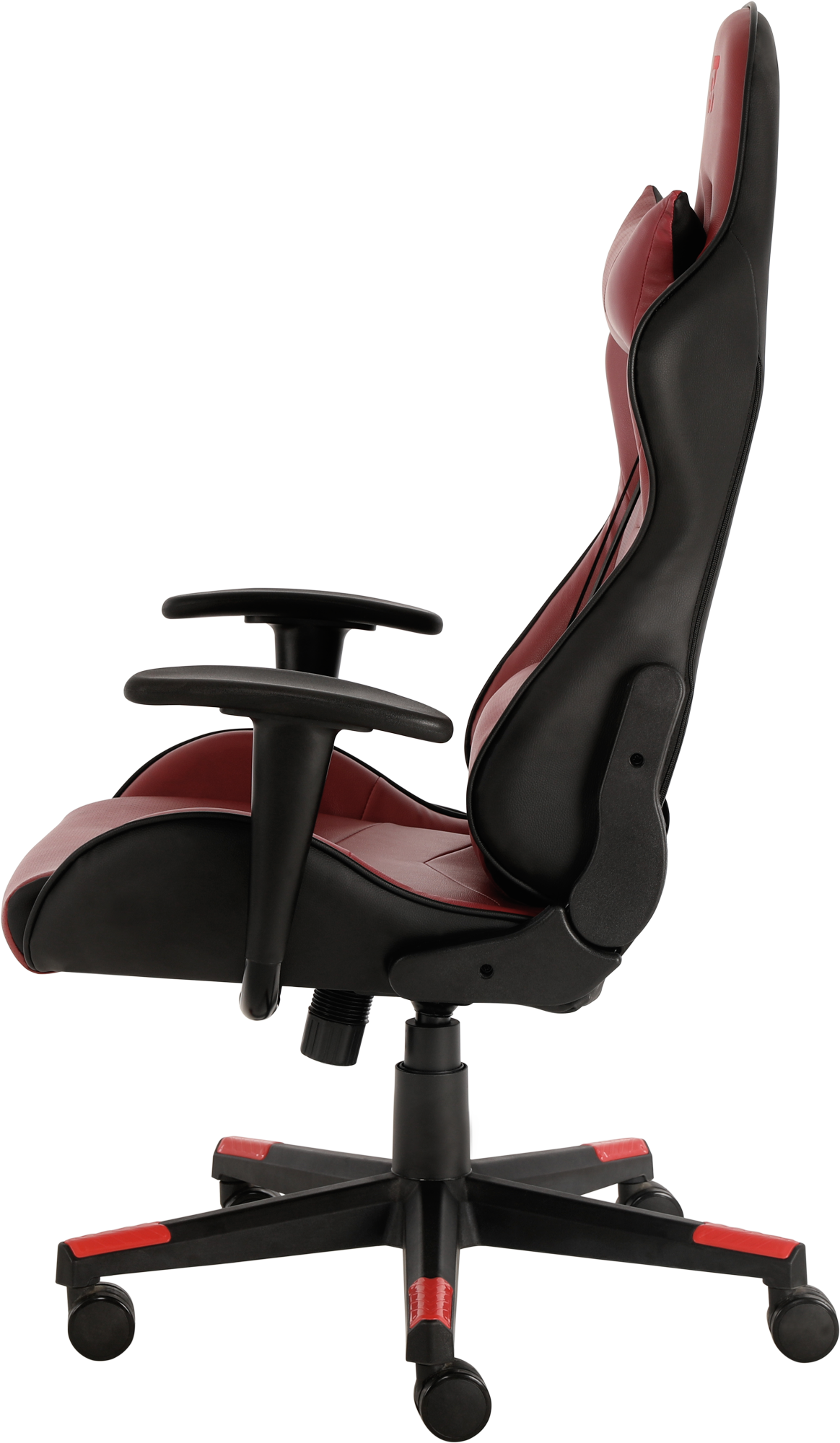 Геймерское кресло GT Racer черное с красным (X-2317 Black/Wine Red) - фото 4