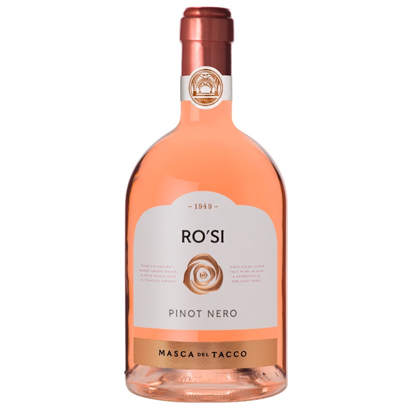 Вино Masca del Tacco Ro'Si Pinot Nero Puglia IGP, розовое, сухое, 12,5%, 0,75 л - фото 1