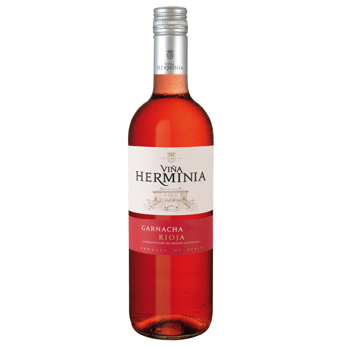 Вино Vina Herminia Garnacha, рожеве, сухе, 13,5%, 0,75 л (8000016627683) - фото 1