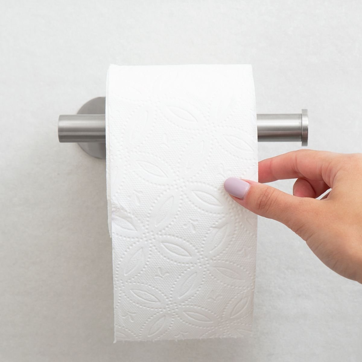 Тримач для туалетного паперу MVM BSS-1, клейкий, сріблястий (BSS-1 SS) - фото 6