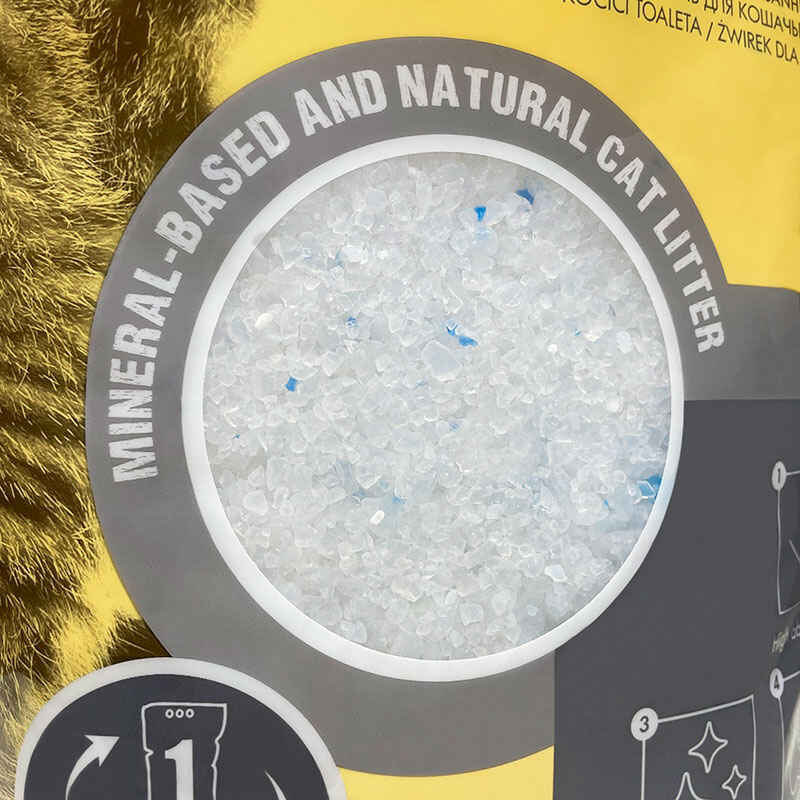 Наповнювач для котячого туалету M-Pets Fresh Diamonds Silica Cat Litter Unscented 15 л - фото 2