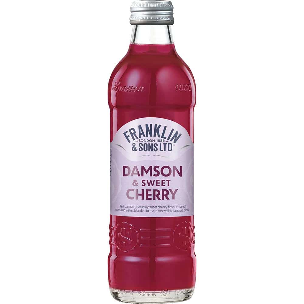 Напій Franklin & Sons Damson & Sweet Cherry безалкогольний 0.275 л - фото 1