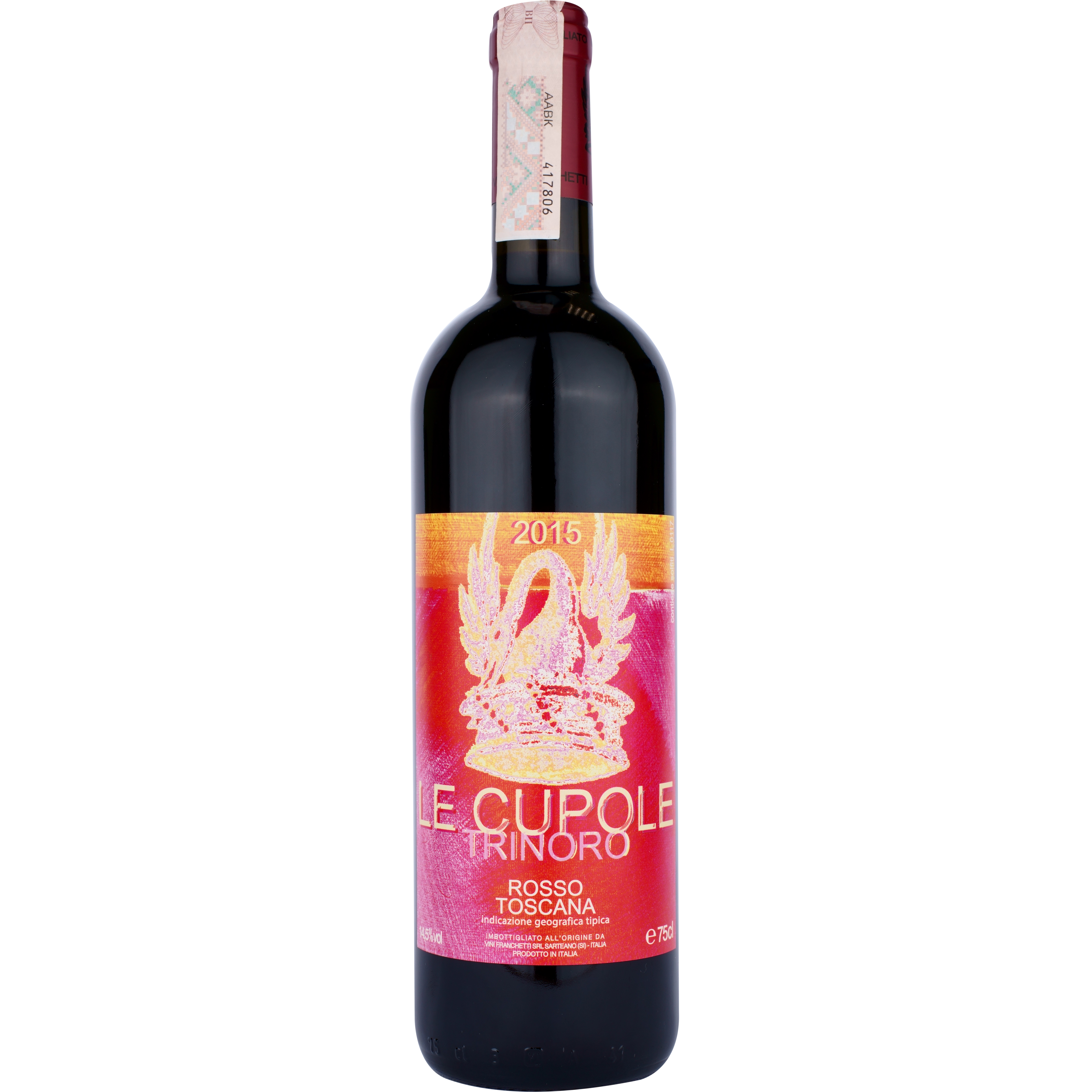 Вино Tenuta di Trinoro Le Cupole Toscana IGT, красное, сухое, 0,75 л - фото 1