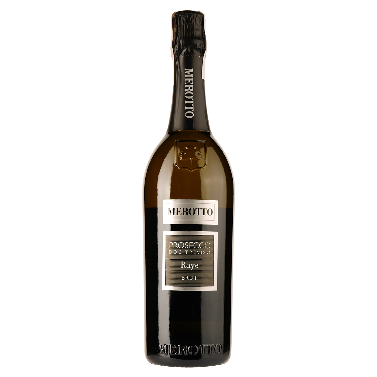 Вино игристое Merotto Raye Prosecco Brut, белое, брют, DOC, 11%, 0,75 л (40411) - фото 1