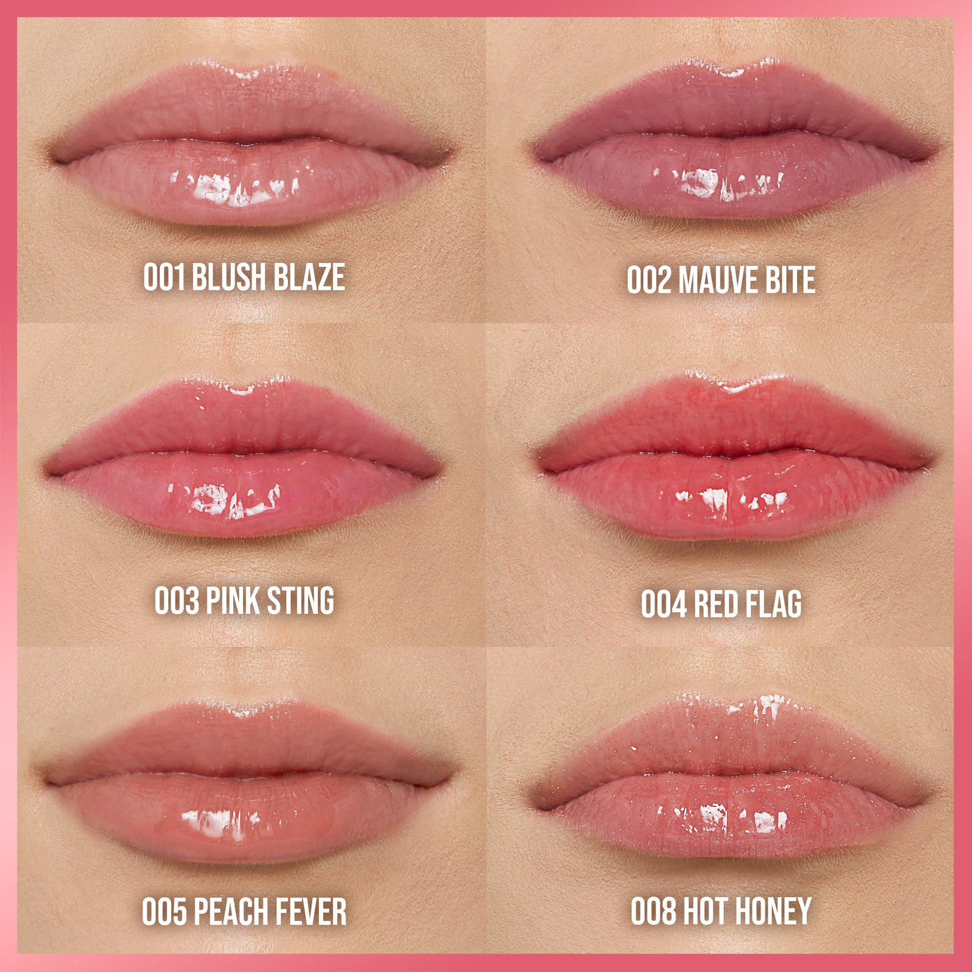 Блиск-плампер для губ Maybelline New York з перцем чилі 003 Pink sting 5.4 мл (B3486100) - фото 4