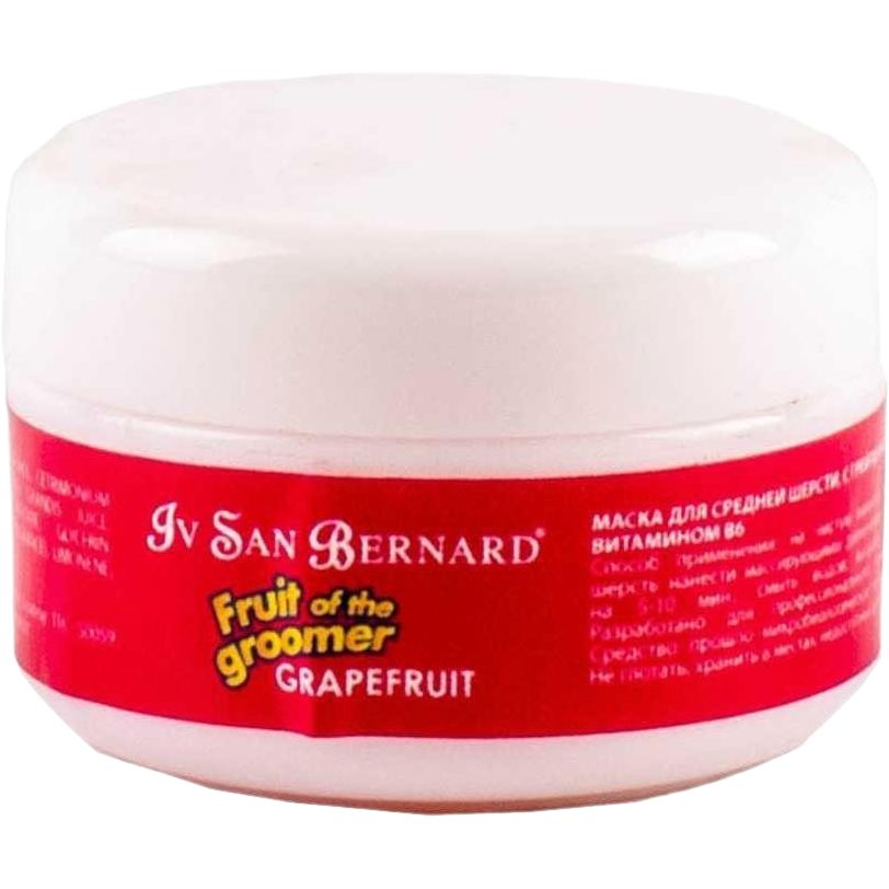 Маска для кошек и собак Iv San Bernard Pink Grapefruit для средней шерсти с грейпфрутом и витамином В6 20 мл - фото 1