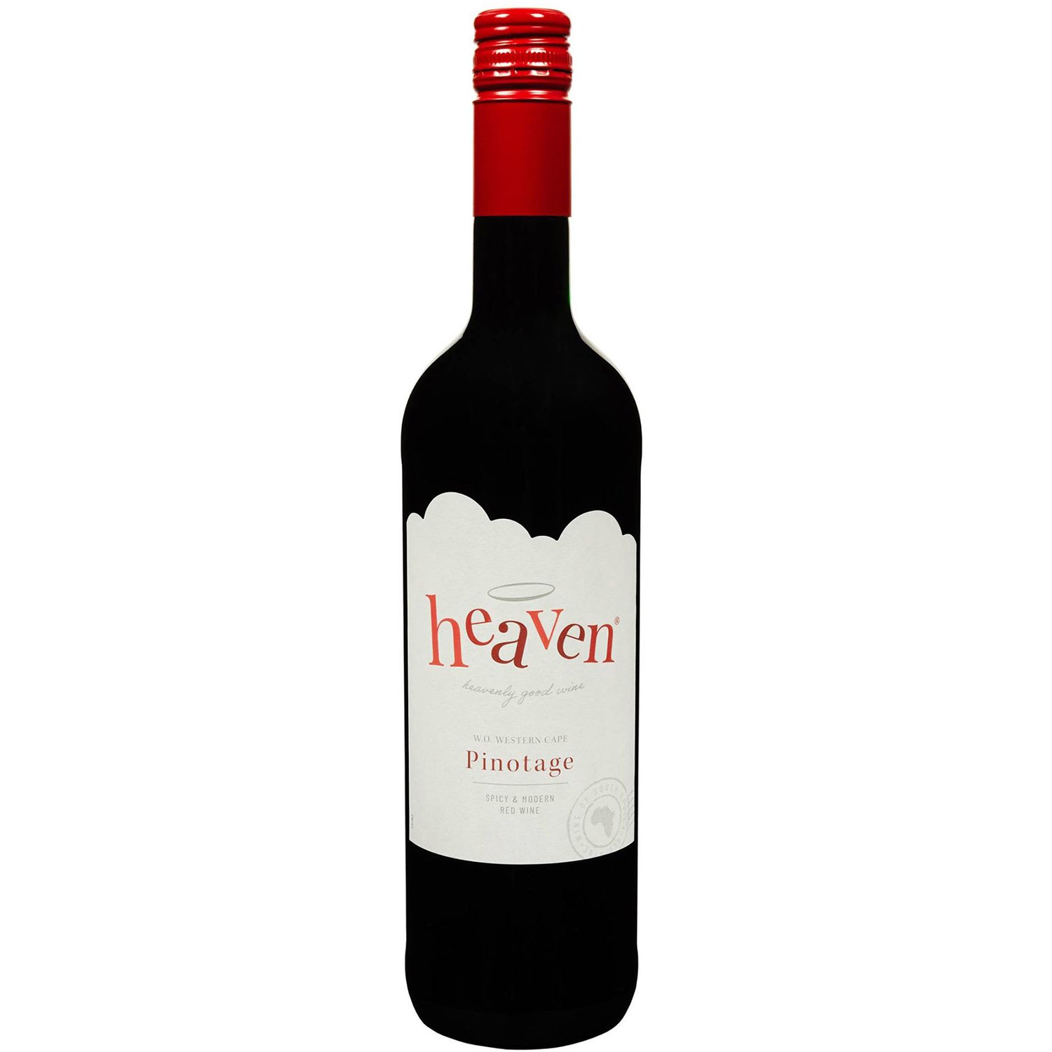Вино Heaven Pinotage, красное, сухое, 0,75 л - фото 1