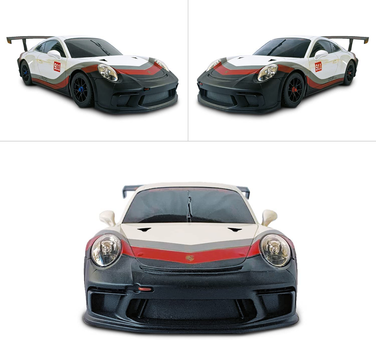 Автомодель на радіокеруванні Mondo Porsche 911 Gt3 Cup 2020 R/C 1:18 білий (63535) - фото 4