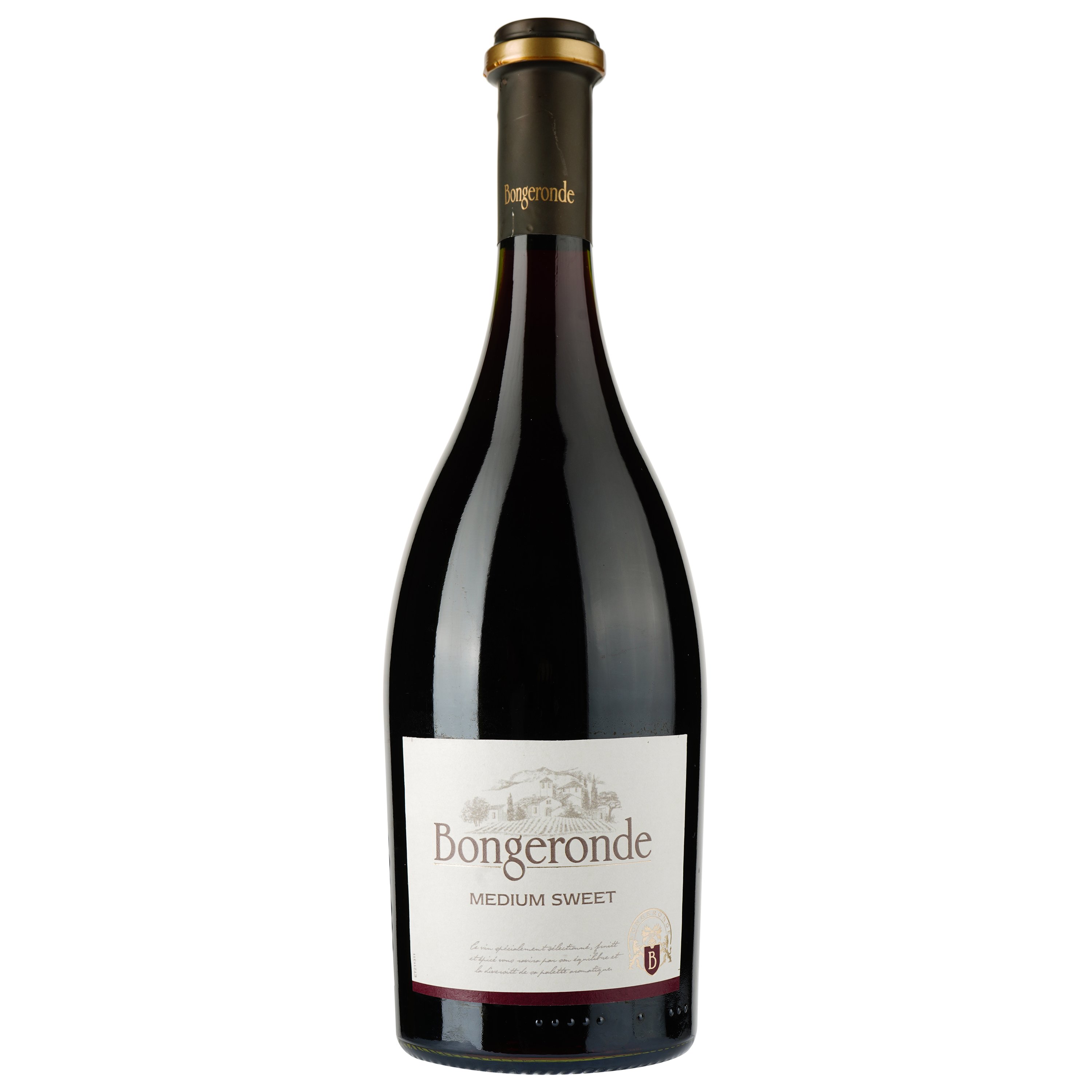 Вино Bongeronde Medium Sweet Rouge, червоне, напівсолодке, 11,5%, 0,75 л - фото 1