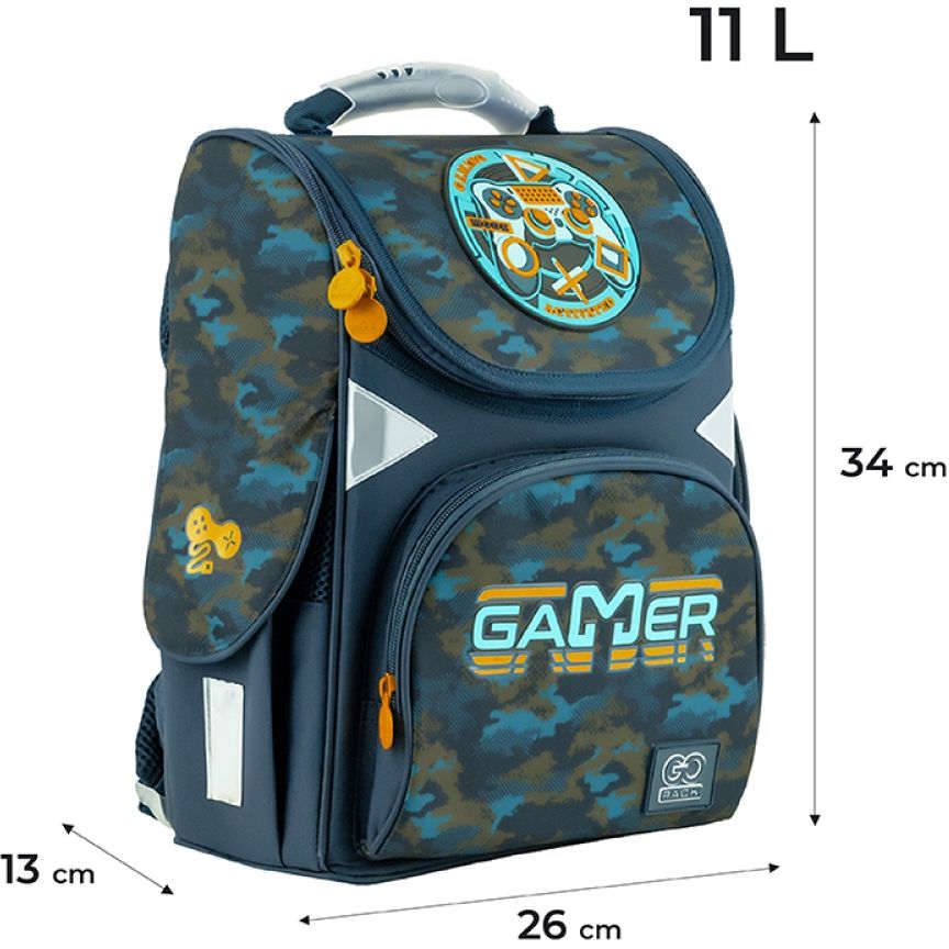 Рюкзак GoPack Education каркасний GO24-5001S-8 Gaming Mode - фото 3