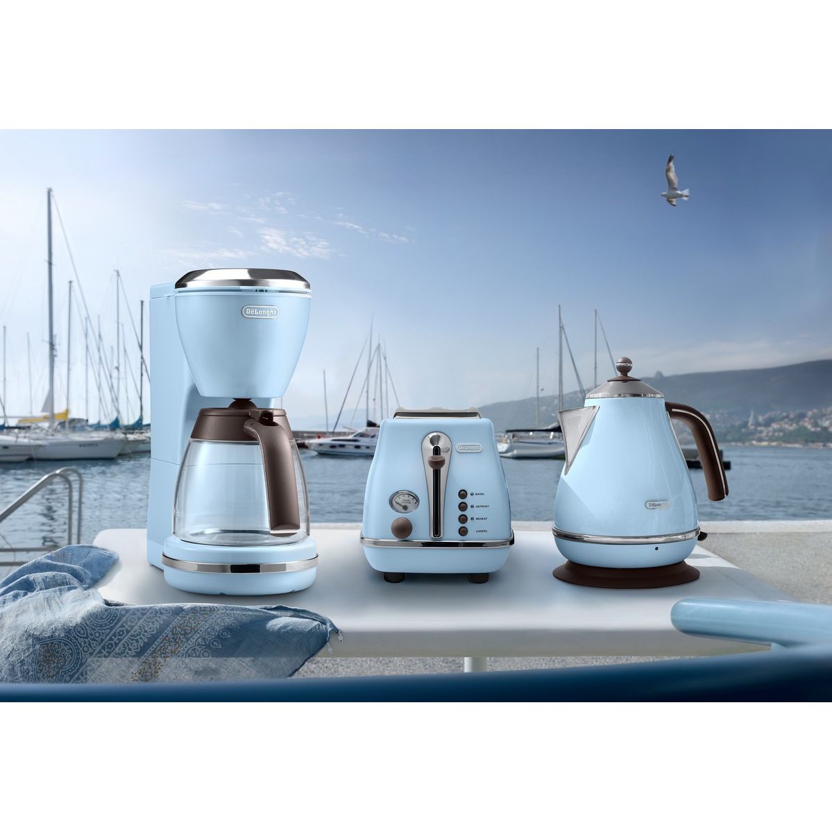 Електрочайник DeLonghi KBOV 2001 azzurro 1.7 л (00000009923) - фото 7