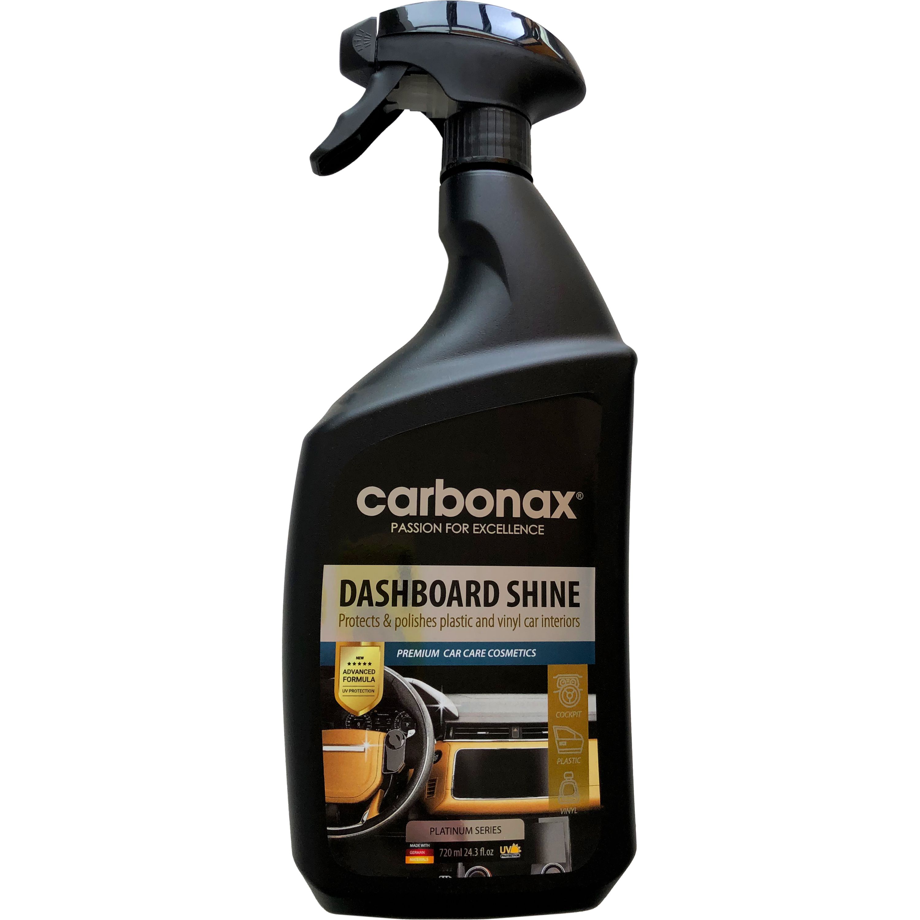 Засіб для полірування панелі приладів Carbonax Dashboard Shine 720 мл - фото 1