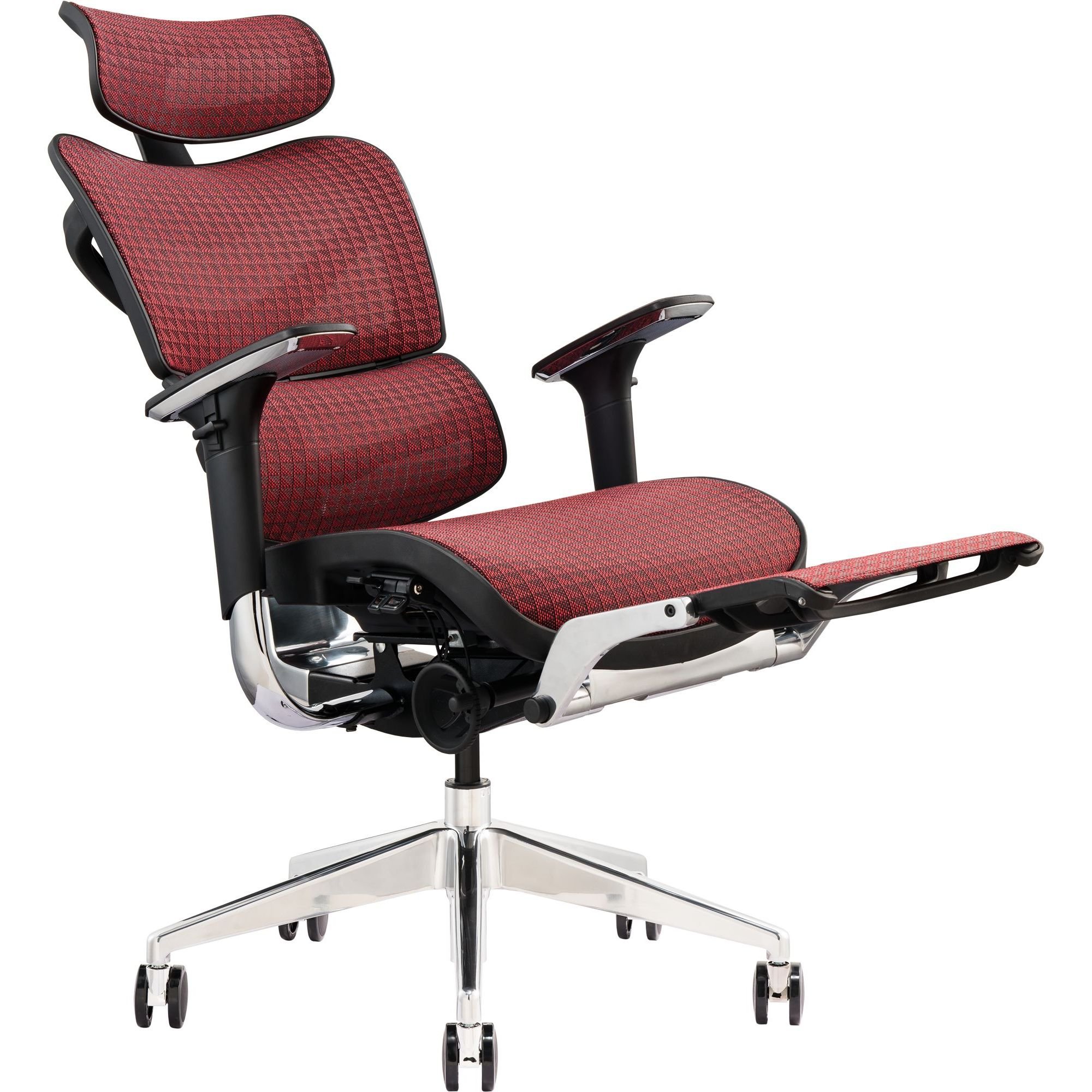 Офисное кресло GT Racer X-702L (W-82), красное (X-702L Red (W-82)) - фото 3