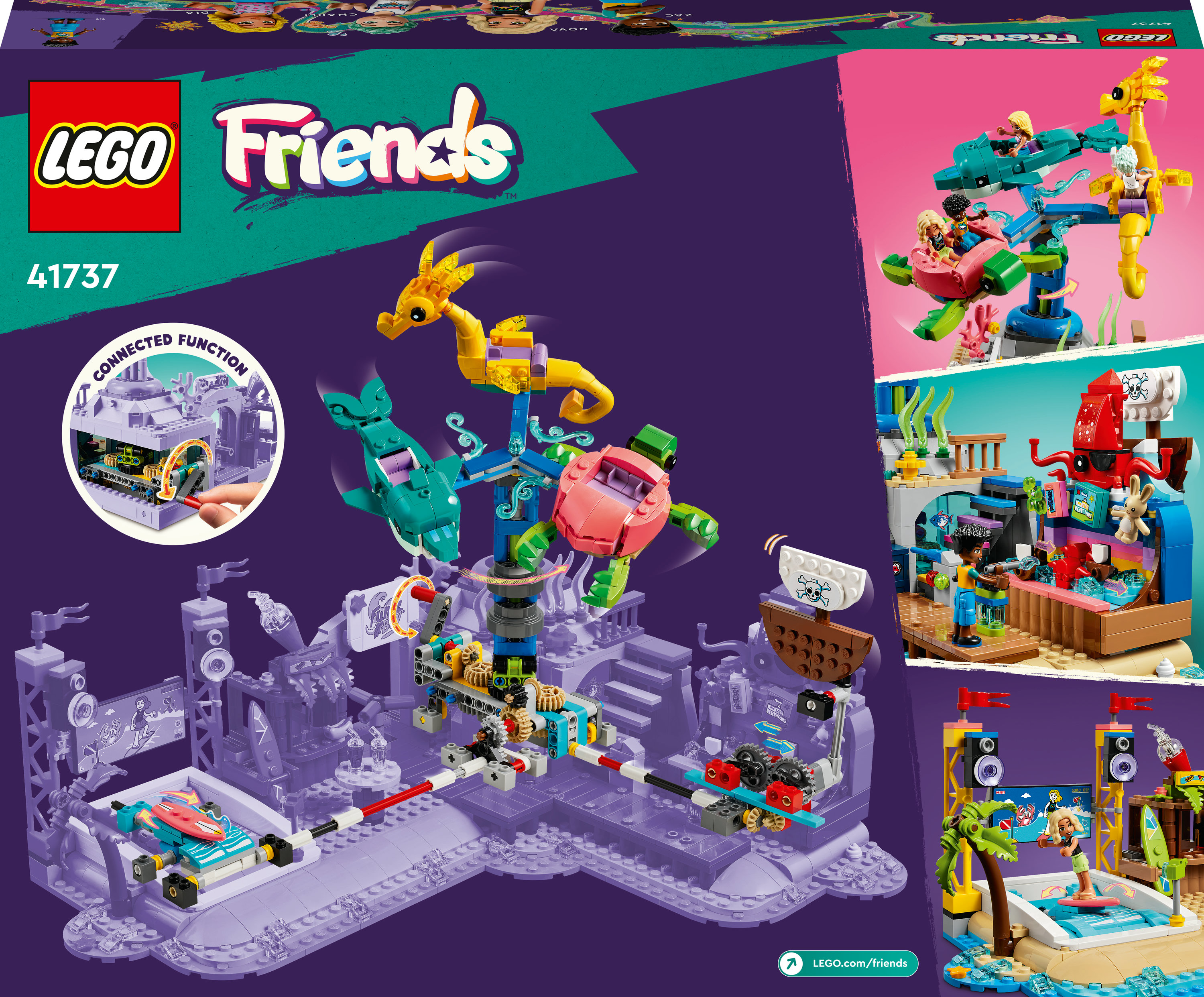 Конструктор LEGO Friends Пляжний парк розваг, 1348 деталей (41737) - фото 9