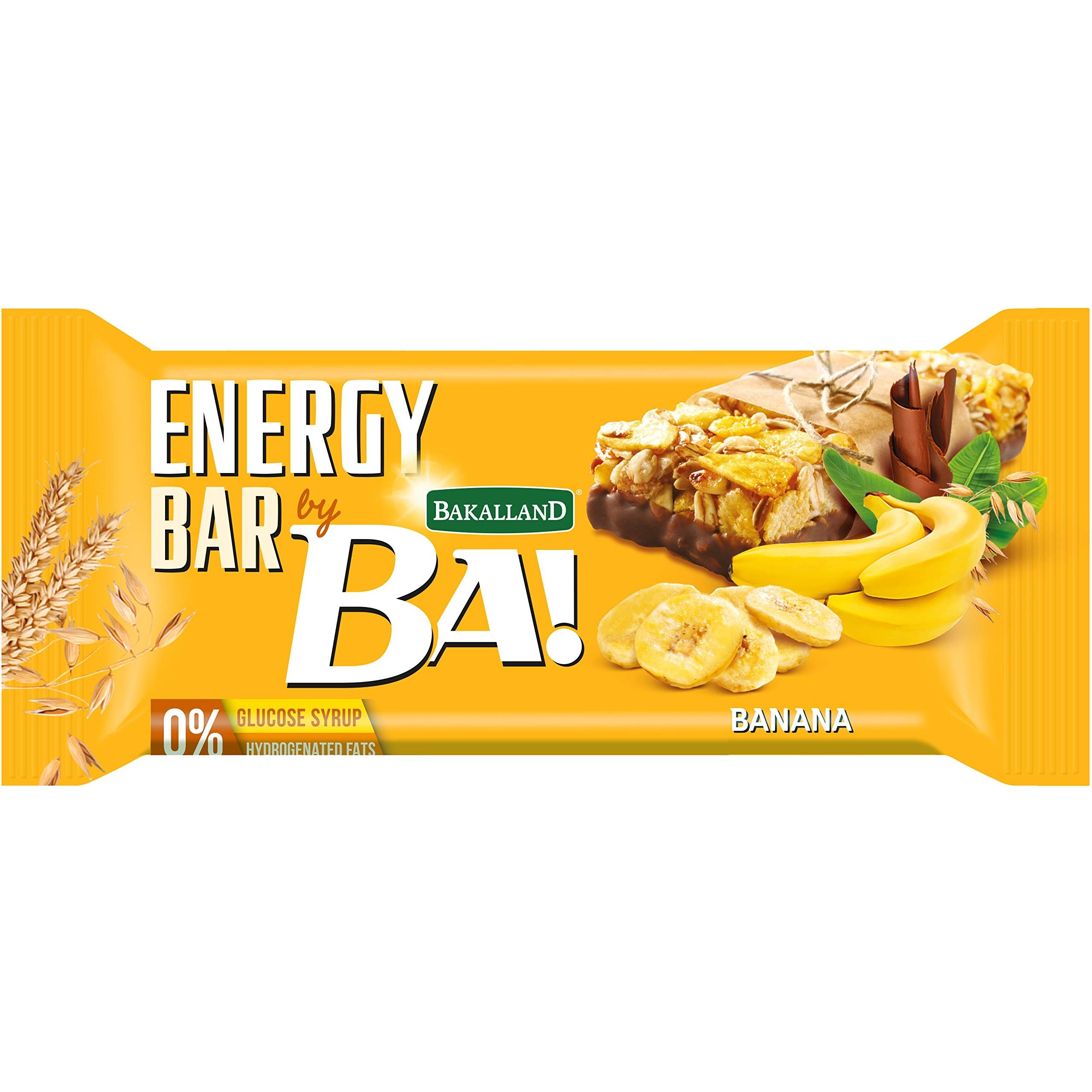 Злаковый батончик Bakalland Ba! Energy Bar Banana 40 г - фото 1
