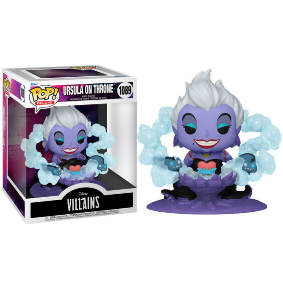 Фігурка Фанко Поп Лиходії Урсула на троні Funko Pop Villains Ursula on throne 15 см V UT 1089 - фото 2