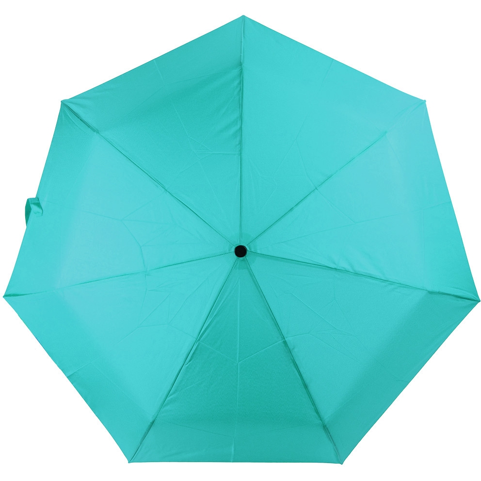 Жіноча складана парасолька повний автомат Happy Rain 96 см бірюзова - фото 1