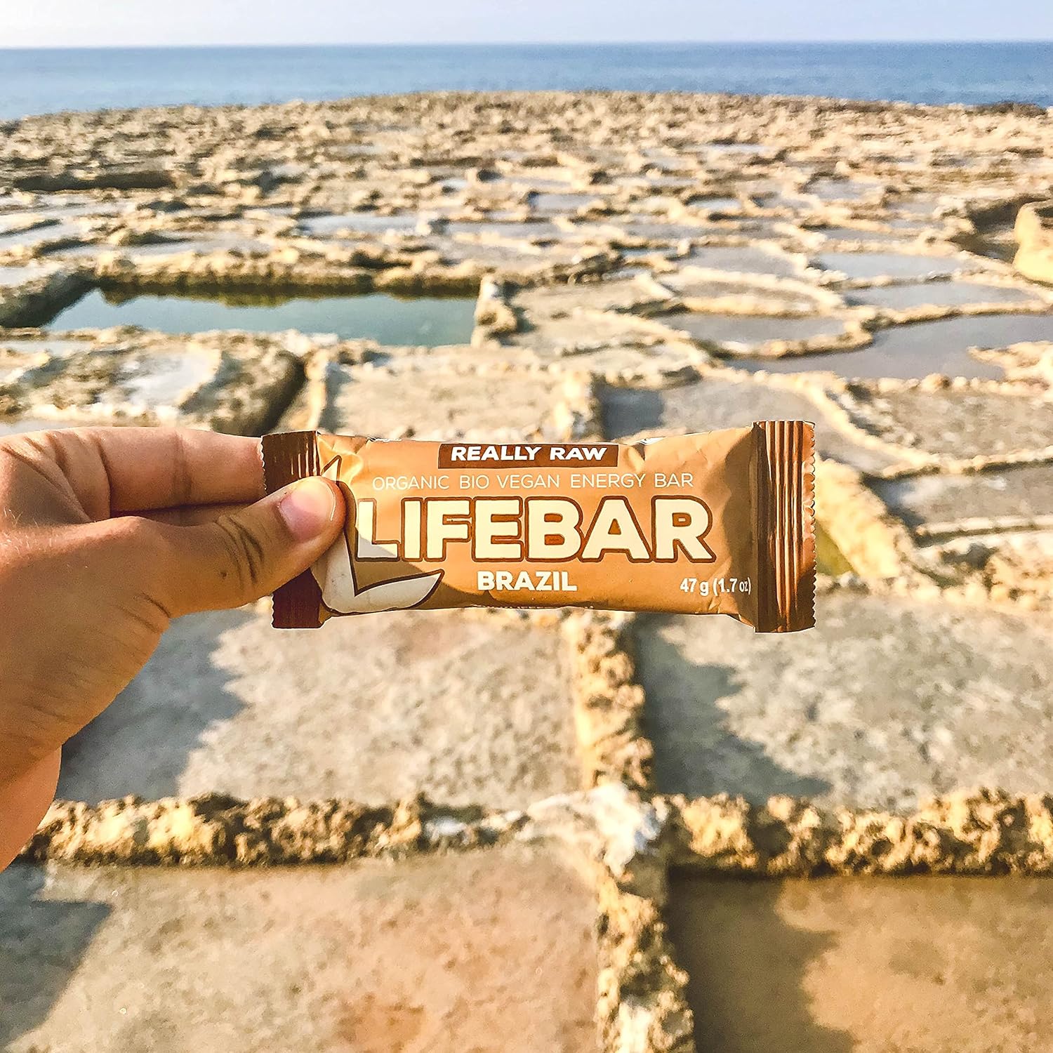 Батончик Lifefood Lifebar энергетический с бразильским орехом органический 47 г - фото 7