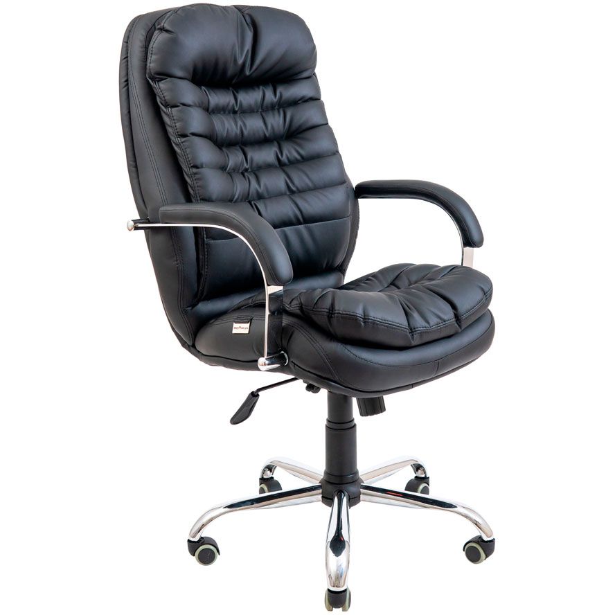 Кресло офисное Richman Валенсія Хром M-2 Anyfix Флай черный (RCM-1025) - фото 1