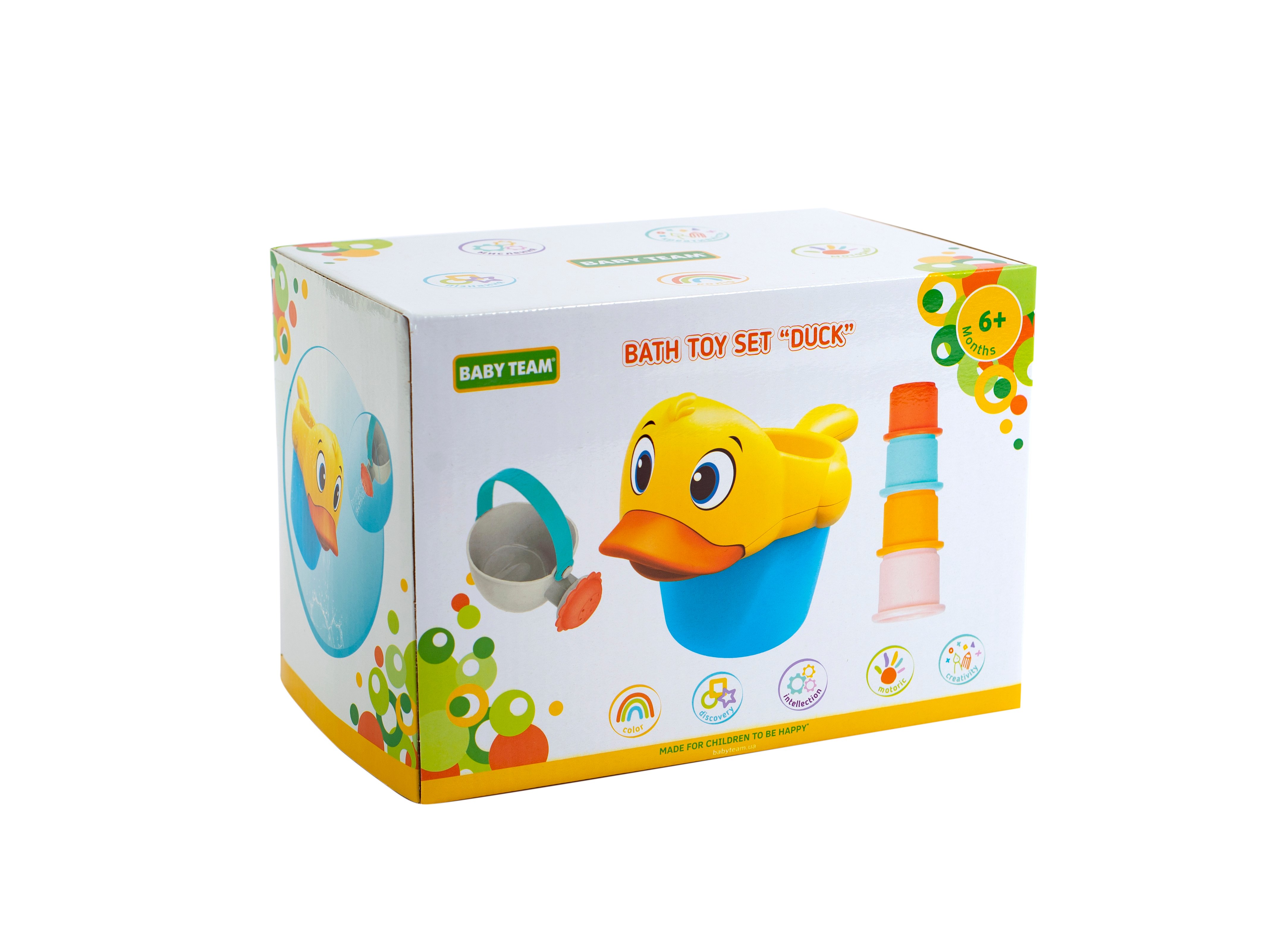 Набор игрушек для ванной Baby Team Уточка (9026) - фото 3