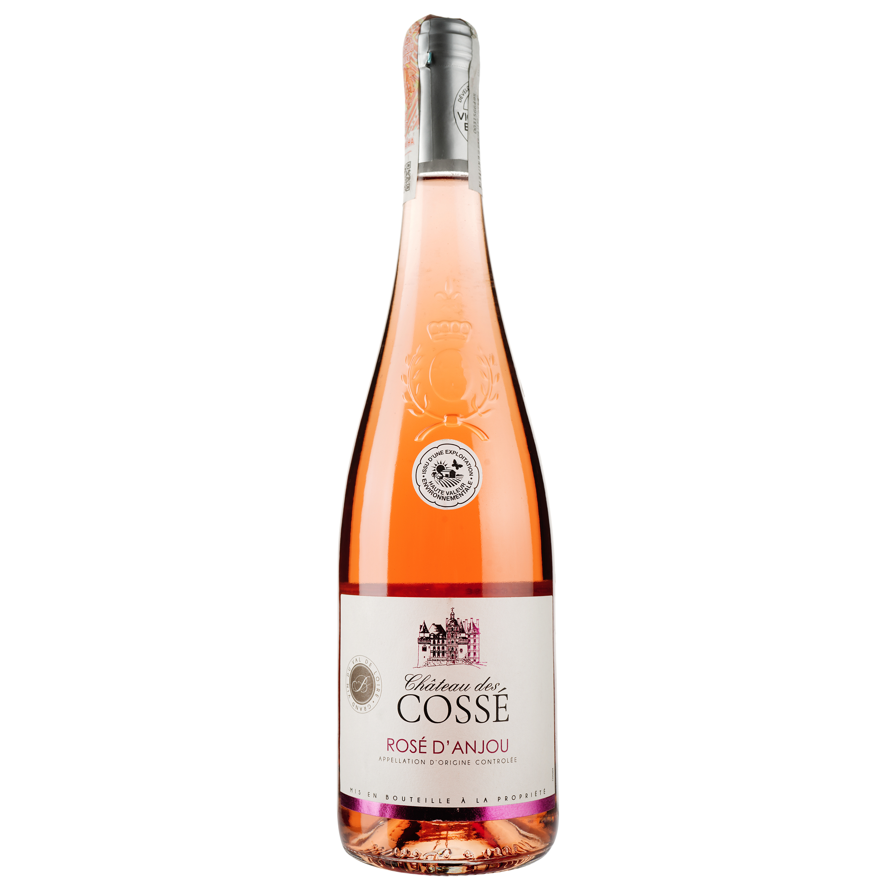 Вино Chateau des Cosse Rose d'Anjou, розовое, полусладкое, 12%, 0,75 л (480089) - фото 1