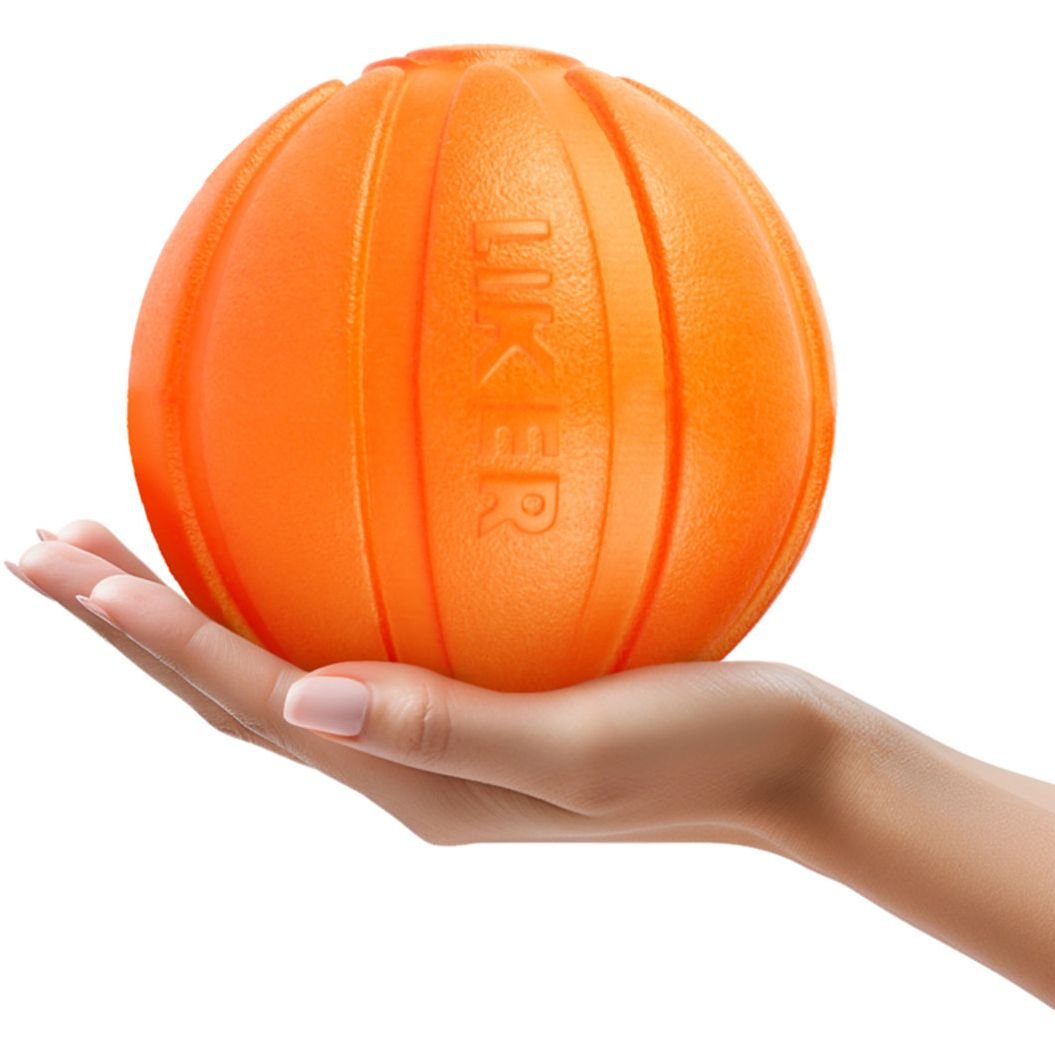 М'ячик Liker 11 см помаранчевий - фото 2