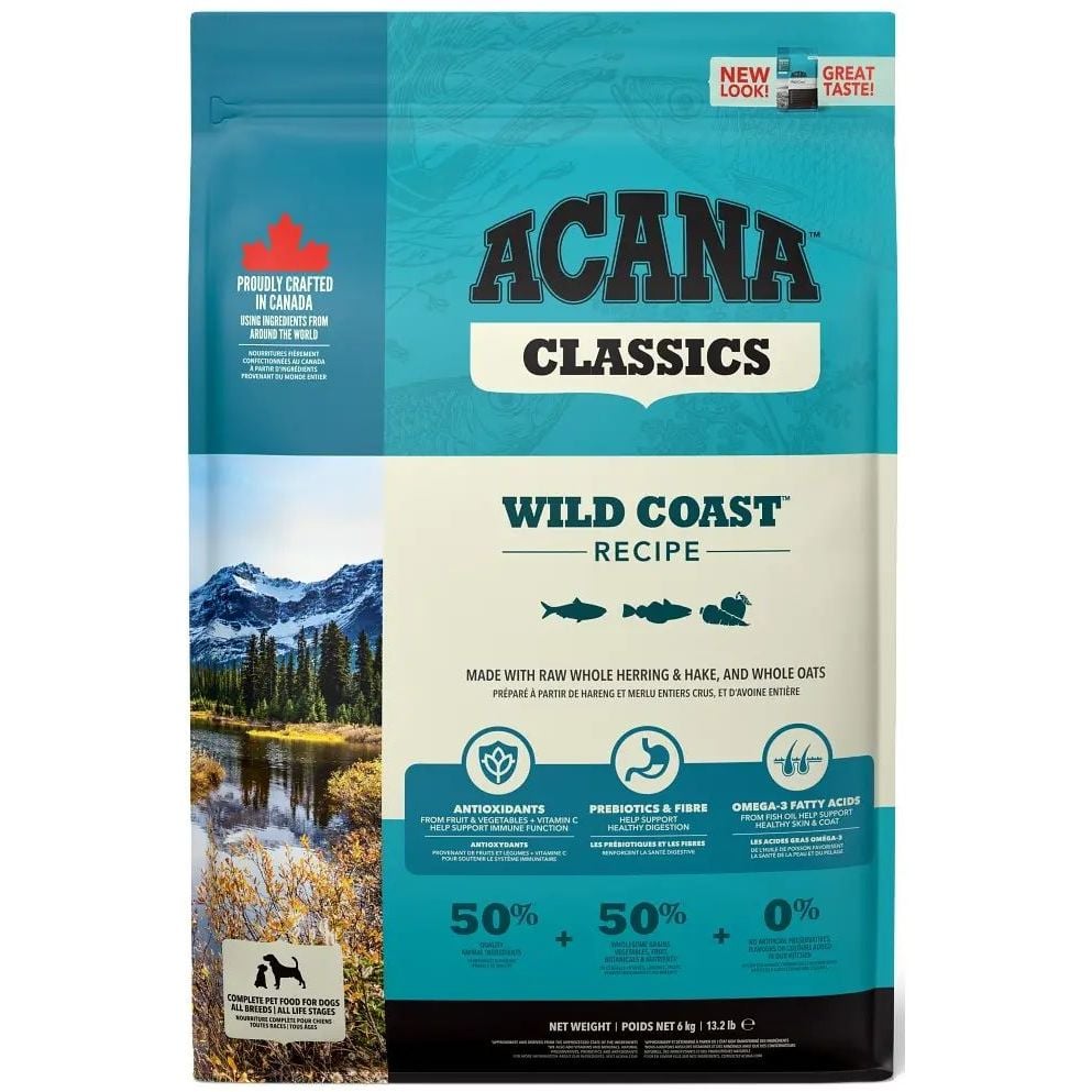 Сухий корм для собак Acana Wild Coast Recipe, 6 кг - фото 1