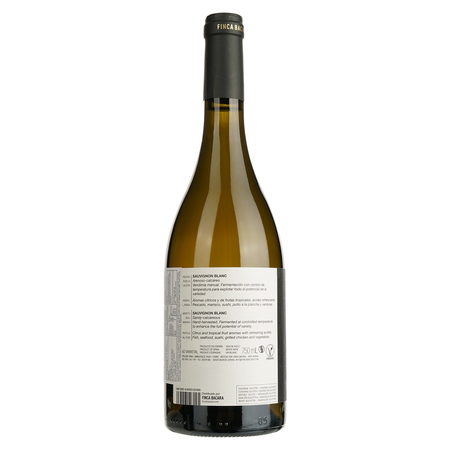 Вино Finca Bacara Sauvignon Blanc біле сухе 0.75 л - фото 2